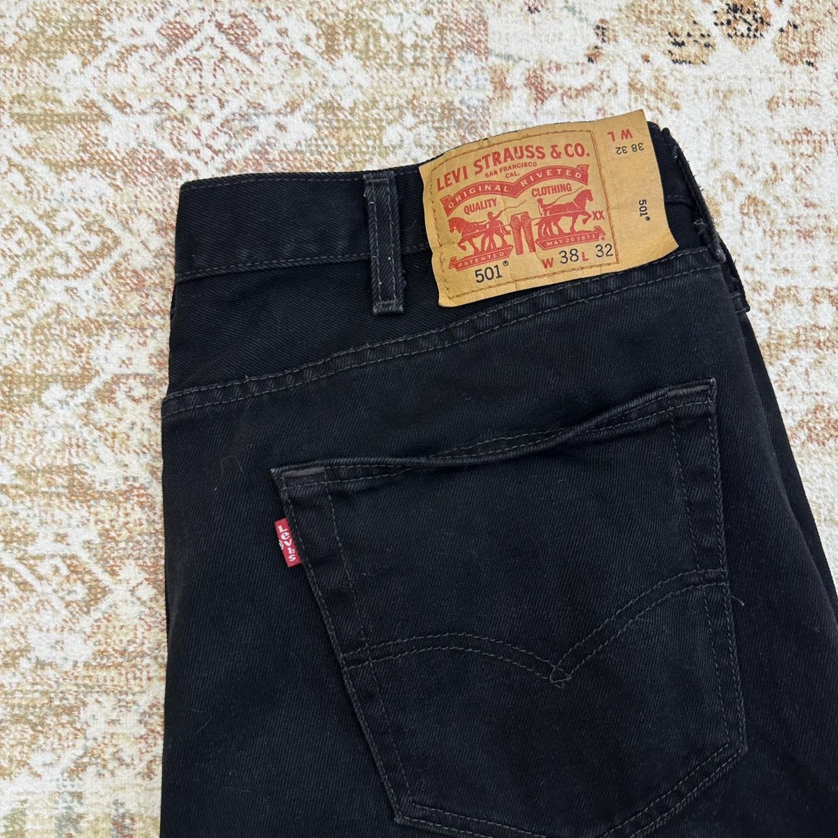 Levi's Vintage Clothing × Vintage Vintage Levi’s 501 Jeans W38xL32 Pants Old Money 00s Size US 38 / EU 54 - 4 Thumbnail