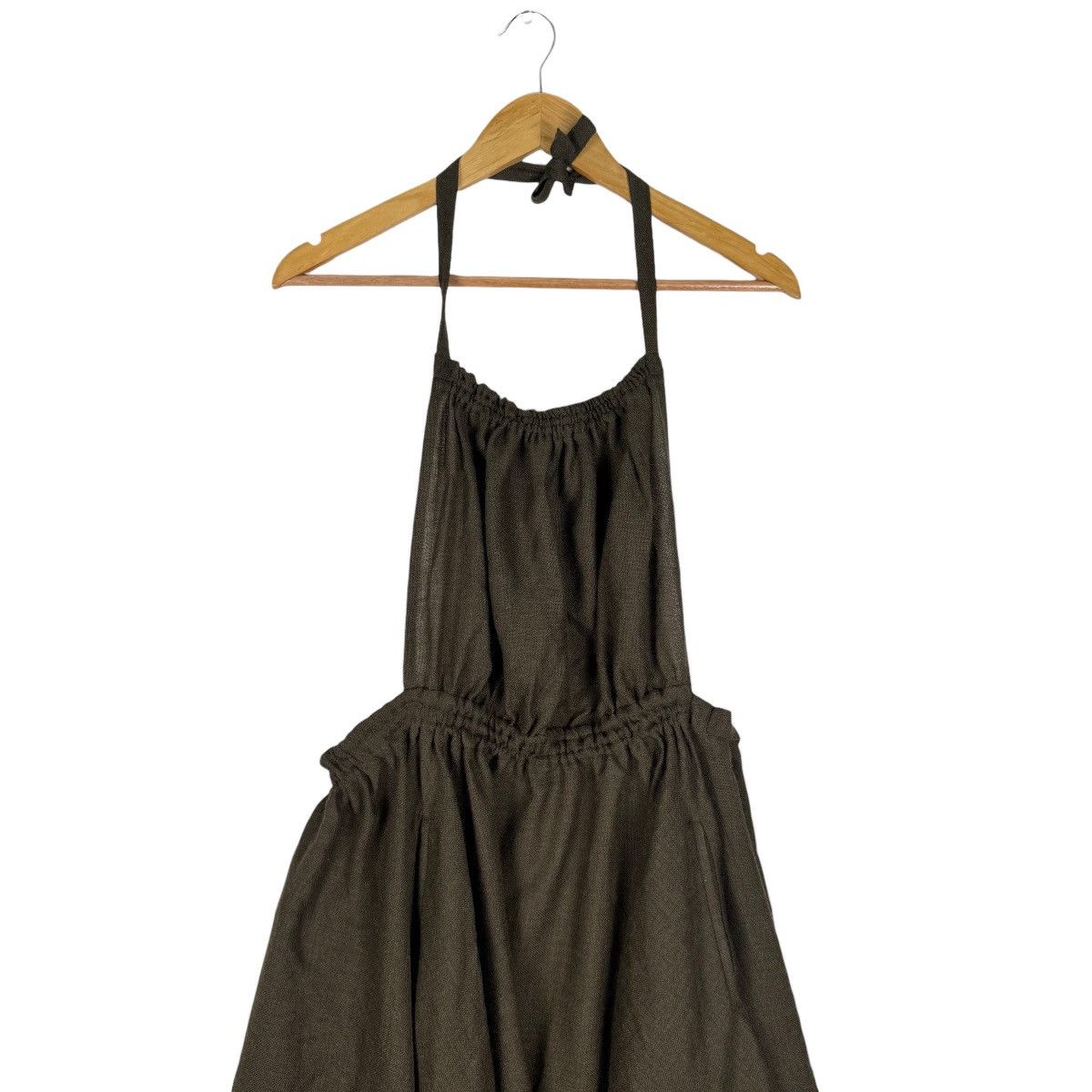 Comme des Garcons 🔥80s COMME DES GARCONS ARCHIVE APRON PINAFORE MAXI DRESS Size M / US 6-8 / IT 42-44 - 5 Thumbnail