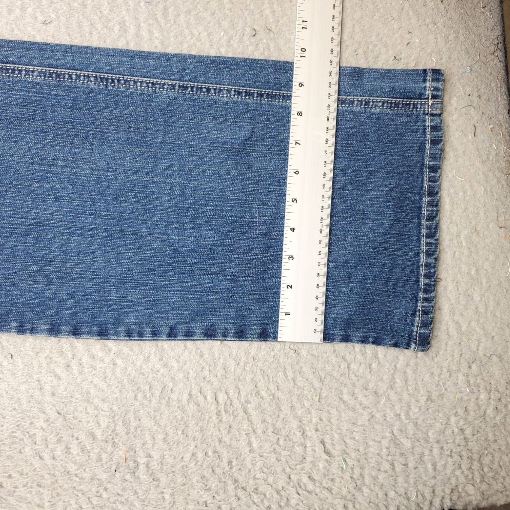 Vintage Sonoma Bootcut Jeans Womens 16 Blue Denim Modern Fit Stretch Low Rise Outdoor Jeans Size 38" / US 16 / IT 52 - 5 Thumbnail