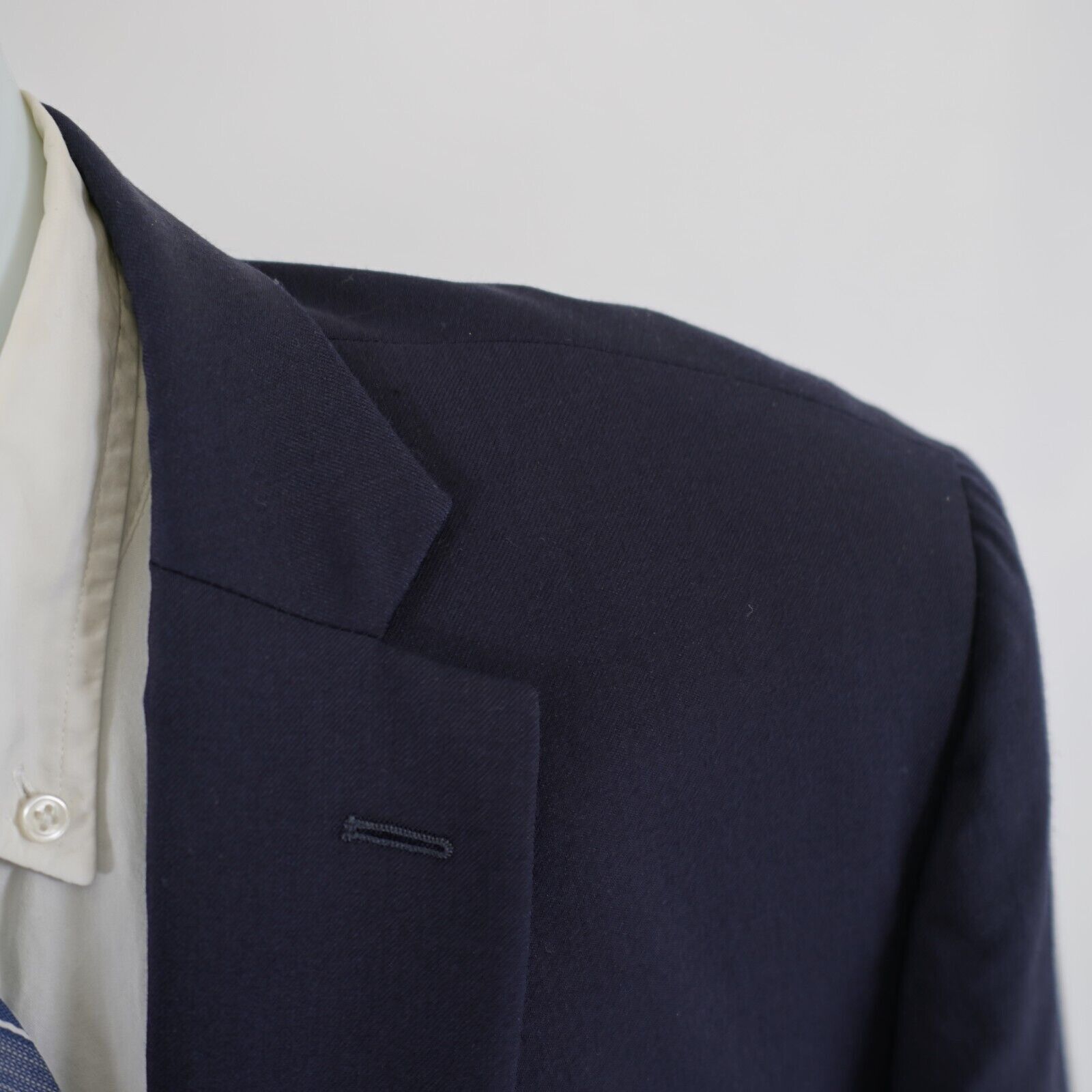 Joseph & Feiss Joseph & Feiss Gold Classic Fit Blue Wool Blazer 46R 2 Butto Size 46R - 2 Thumbnail
