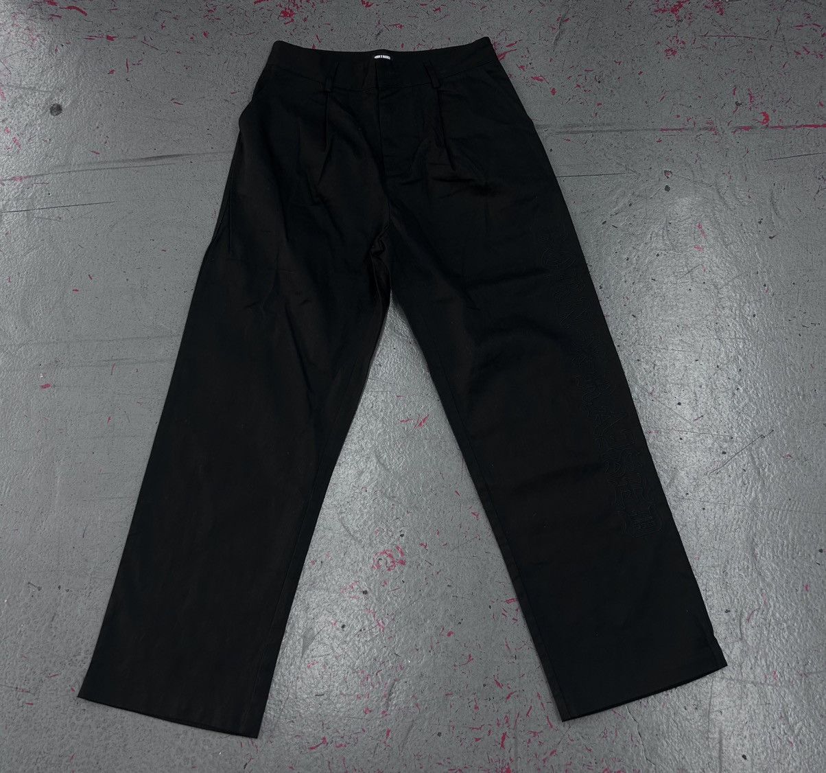 Born X Raised Born x Raised Embroidered Black Pants Size L Size US 32 / EU 48 - 3 Thumbnail