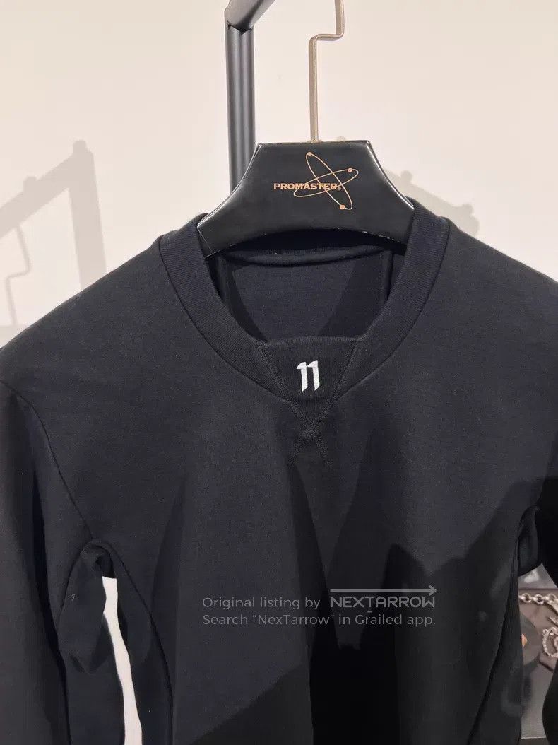 Boris Bidjan Saberi Boris Bidjan Saberi embroidered long sleeve hoodie| Size US M / EU 48-50 / 2 - 3 Thumbnail