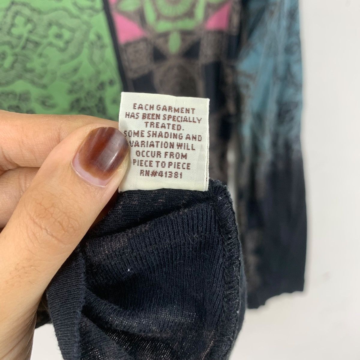 Vintage Vintage SKINNY MINNIE PSYCHEDELIC Rhinestone Bling Tee Size M / US 6-8 / IT 42-44 - 10 Thumbnail
