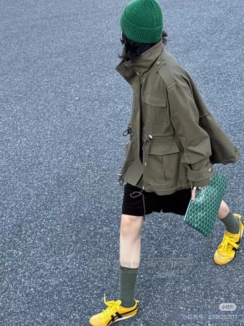 Loewe Loewe Military Green Multi-pocket Windbreaker Jacket, Loos Size XXS / US 00 / IT 34 - 8 Thumbnail