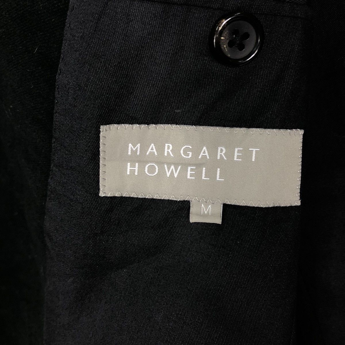 Margaret Howell 🔥Rich Black Vtg Chore Work Jacket Margaret Howell Japan Size US M / EU 48-50 / 2 - 15 Thumbnail