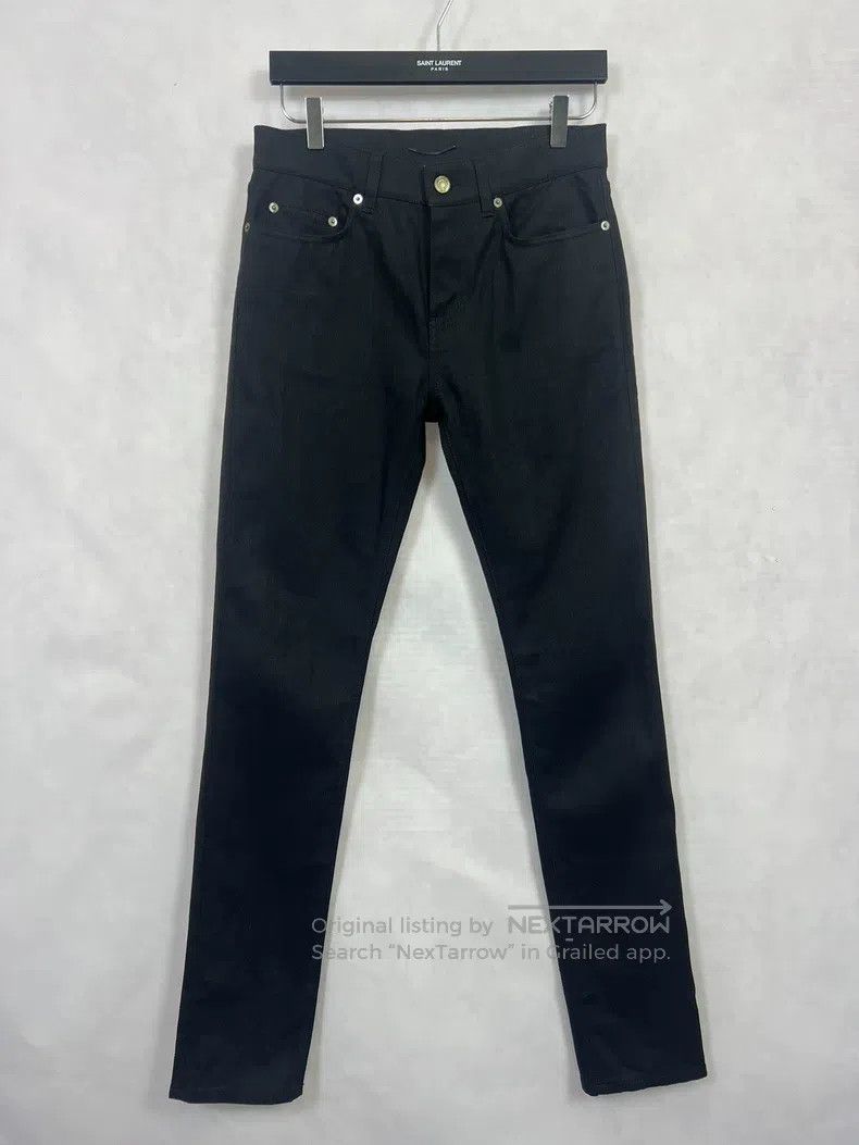 Saint Laurent Paris Saint Laurent Paris Black Basic Jeans Size US 29 - 1 Thumbnail