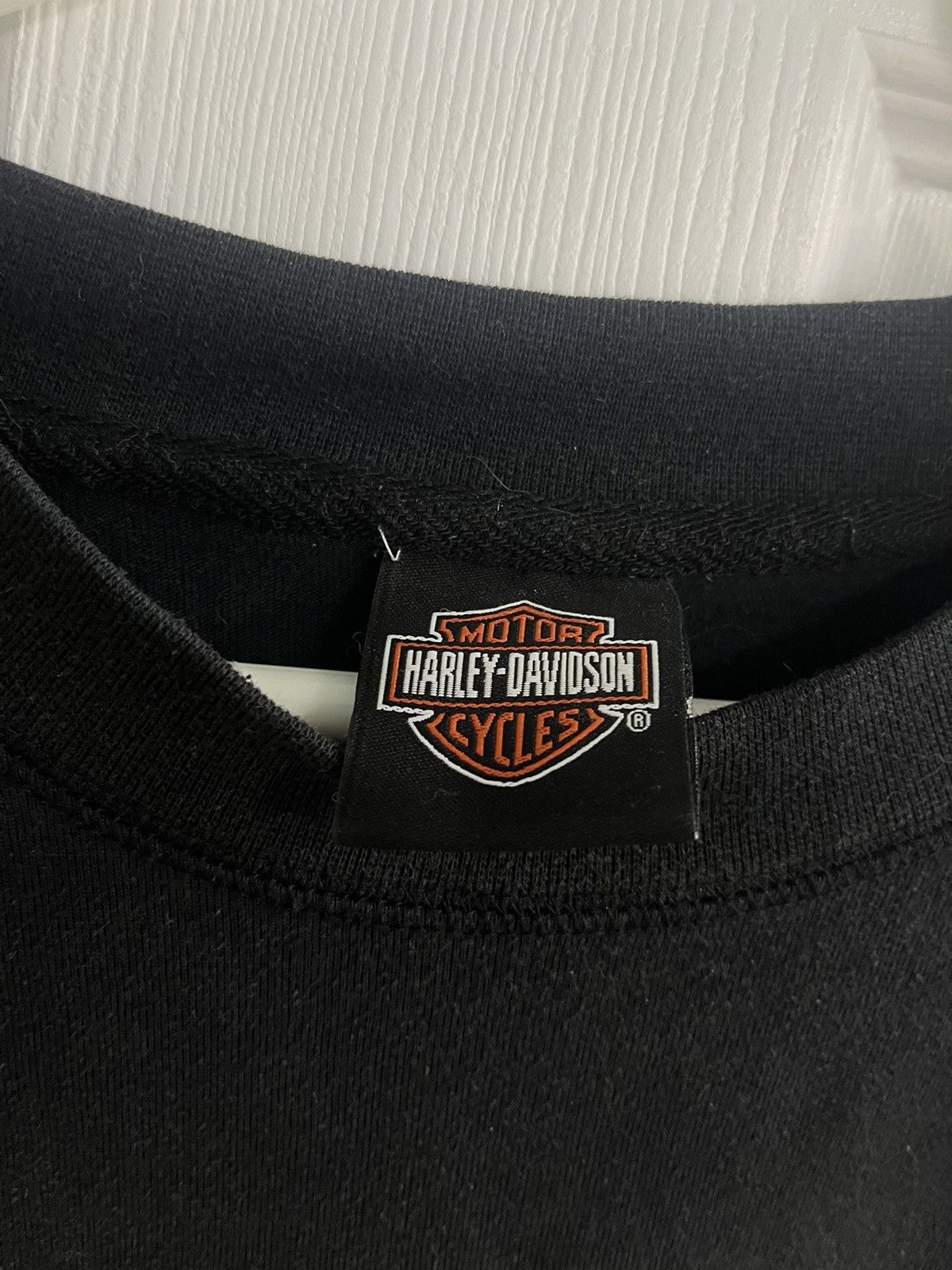 Harley Davidson Vintage Harley Davidson Embroidered w Side Stripe Tshirt Size US XXL / EU 58 / 5 - 7 Thumbnail