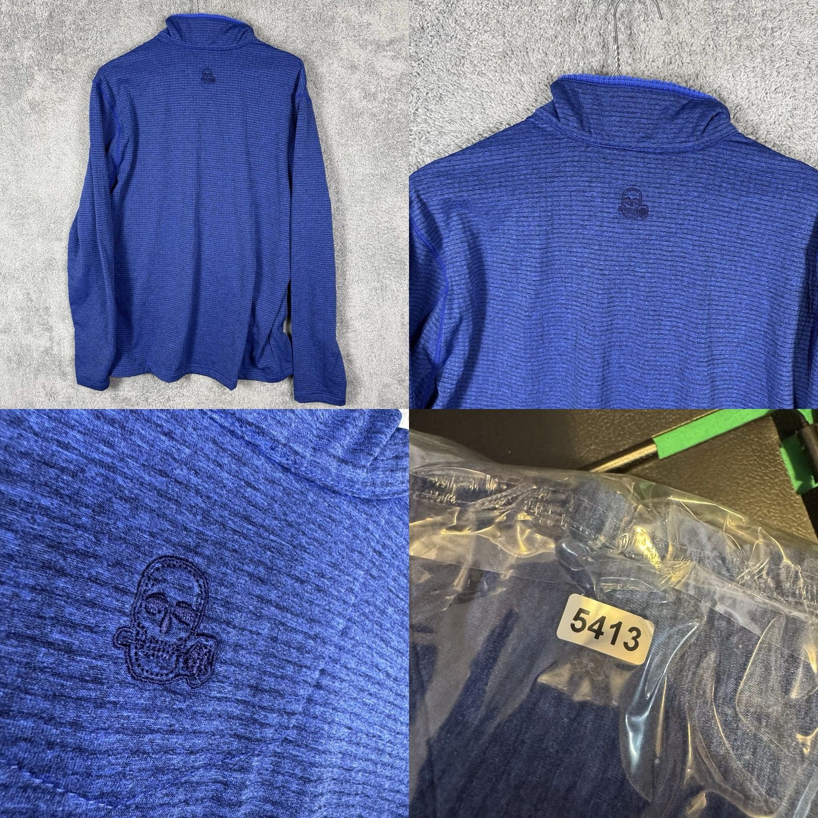 Robert Graham Robert Graham Jacket Men's M Classic Fleece Tech 1/4 Zip Pullover Sweater Size US M / EU 48-50 / 2 - 9 Thumbnail