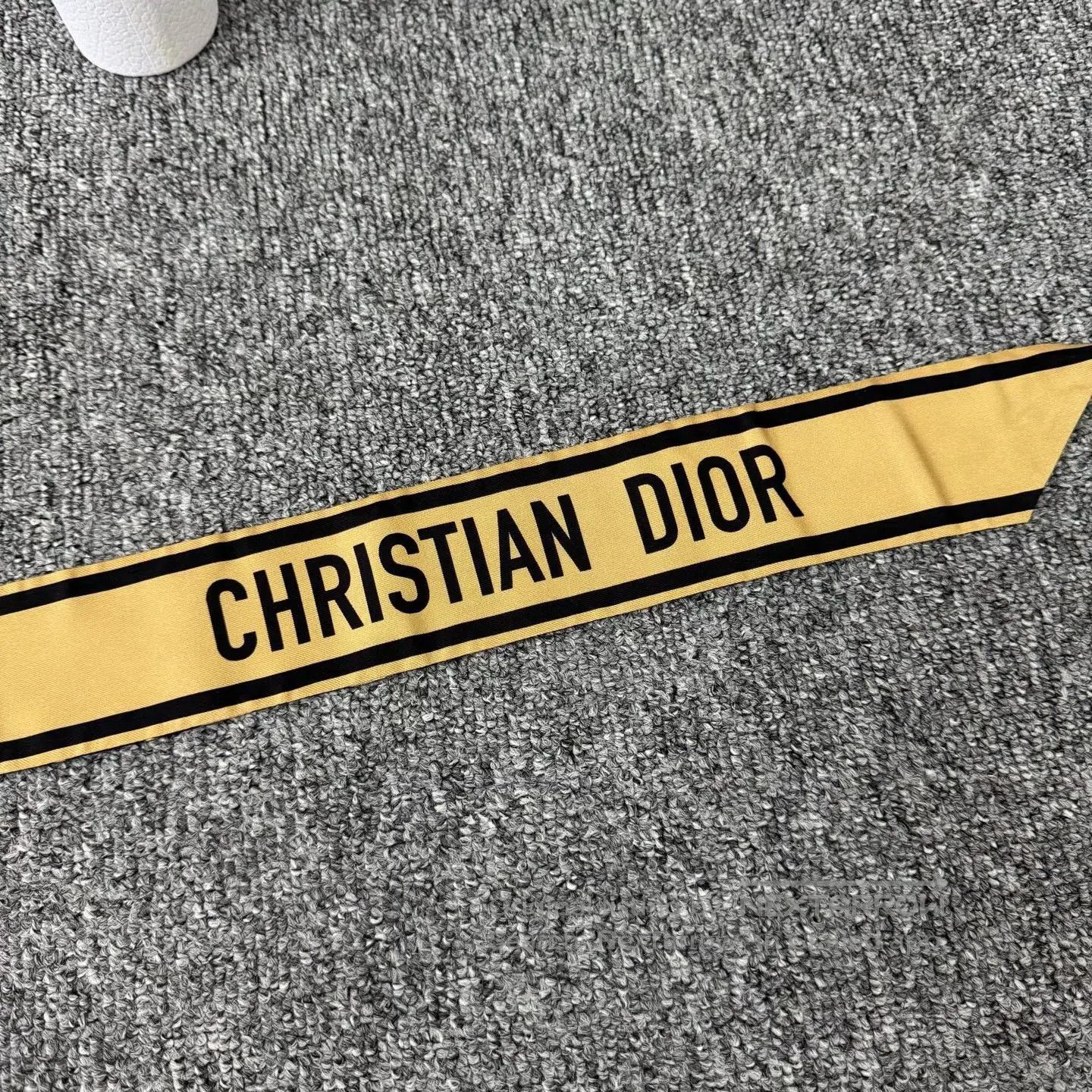 Dior Dior Leopard print, mulberry silk Twilly scarf| Size ONE SIZE - 4 Thumbnail