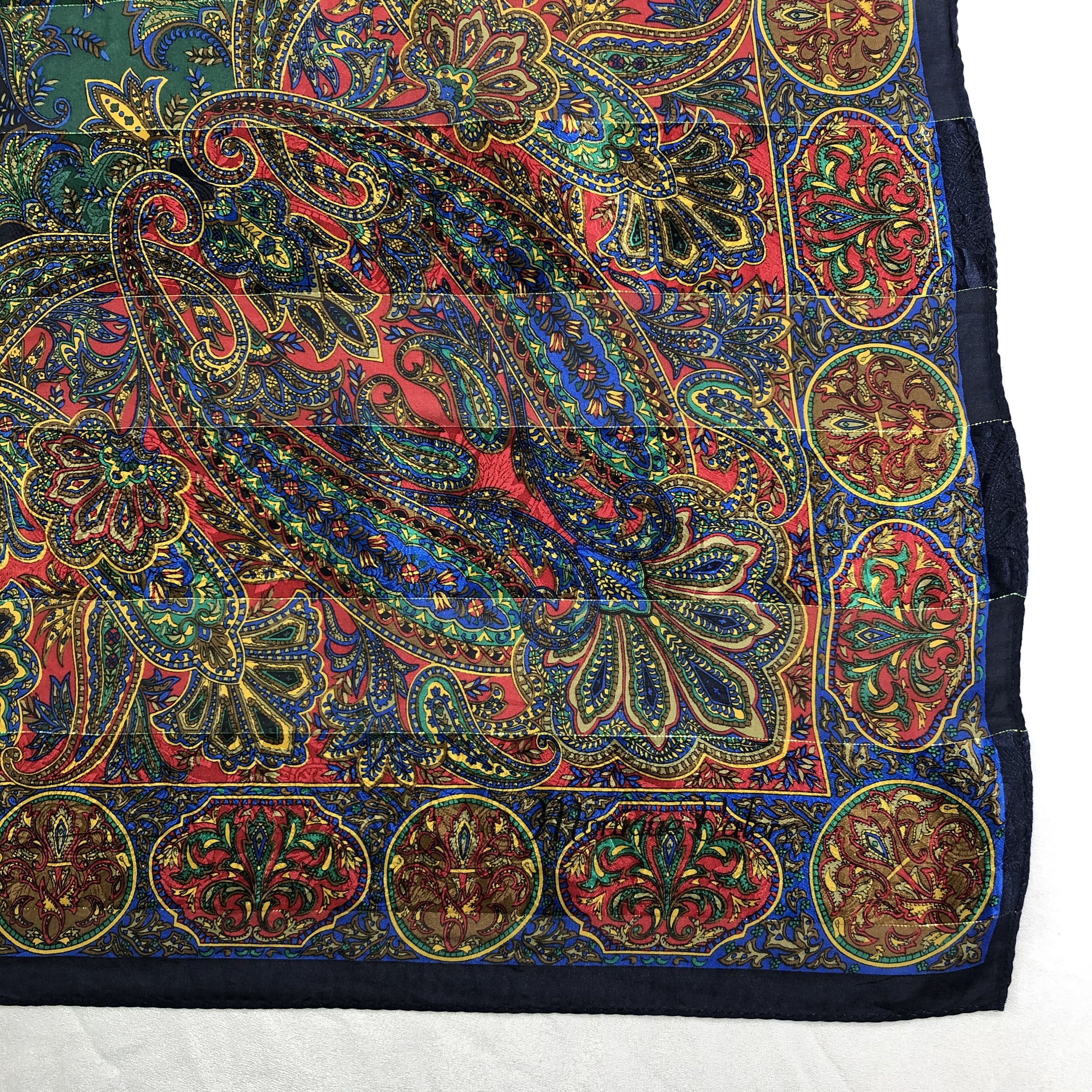 Vintage Vintage Monique Valery Silk Scarf Size ONE SIZE - 3 Thumbnail