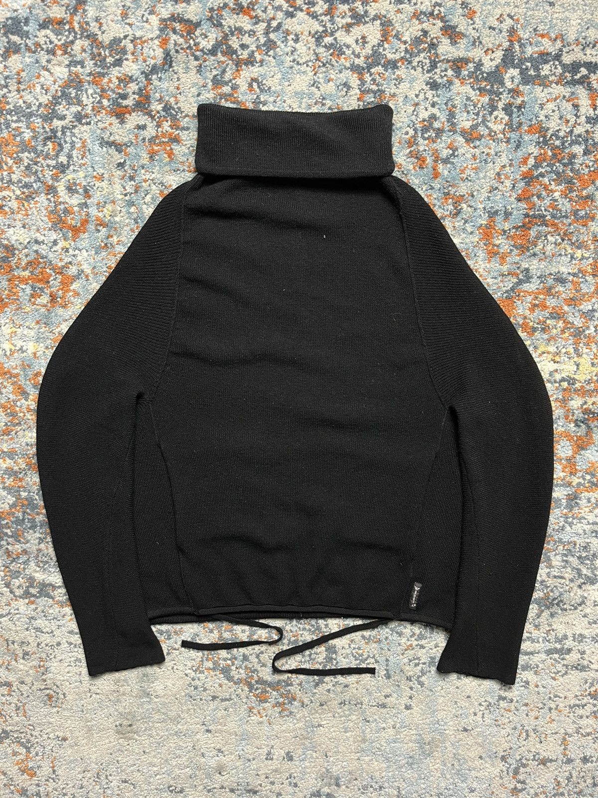 Armani Exchange × Designer Vintage 00s Armani Jeans turtleneck sweater with pockets Size M / US 6-8 / IT 42-44 - 2 Thumbnail