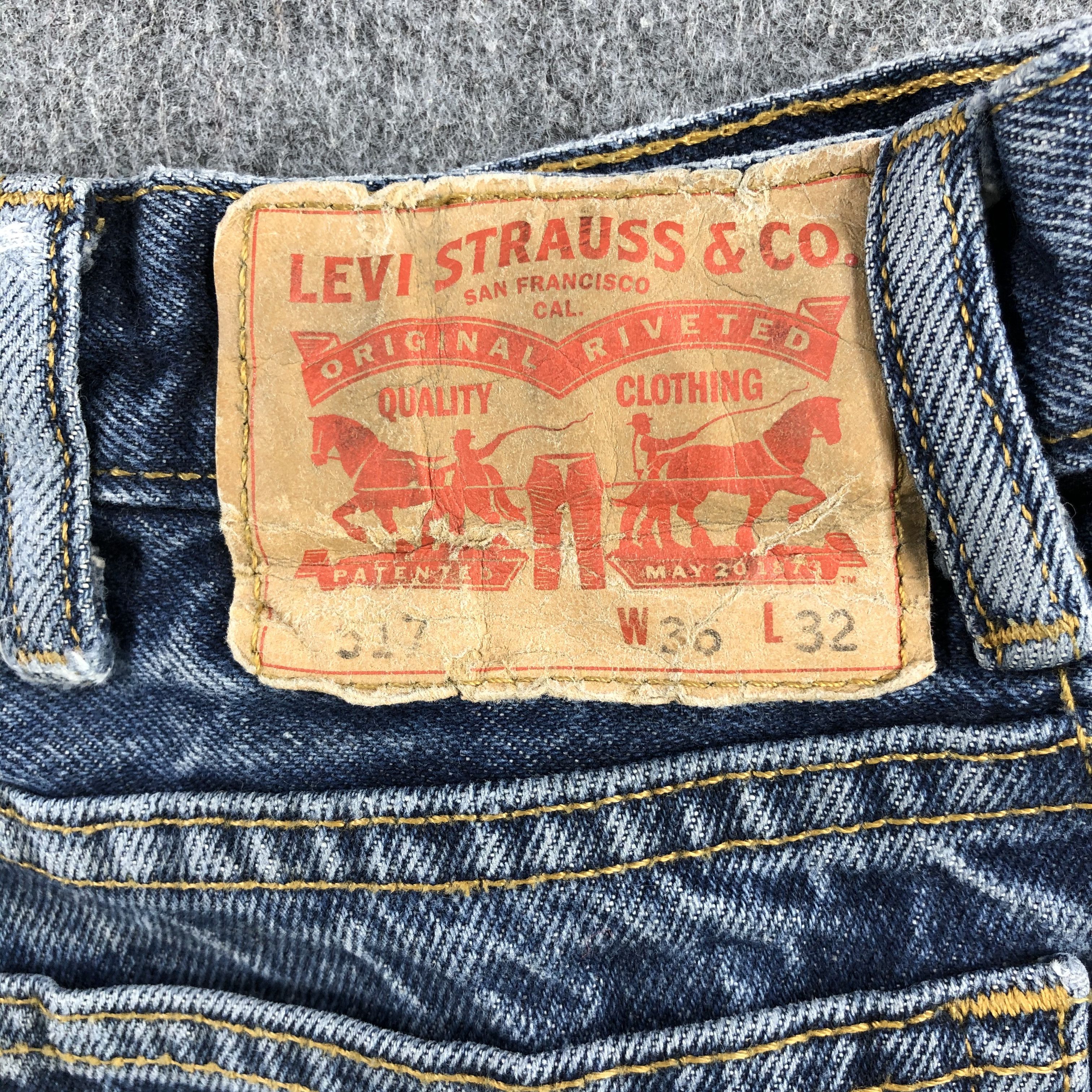 Levi's Vintage Blue Wash Levis 517 Jeans-J2203 Size US 35 - 5 Thumbnail