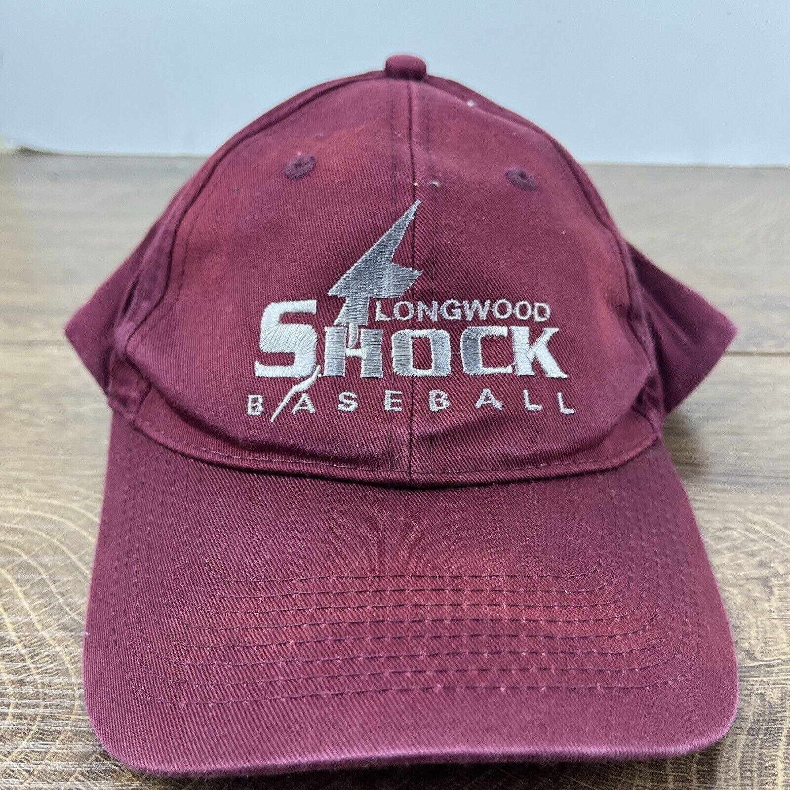 Other Longwood Shock Baseball Hat Red Hat Adjustable Hat Red Adult Size ONE SIZE - 6 Thumbnail