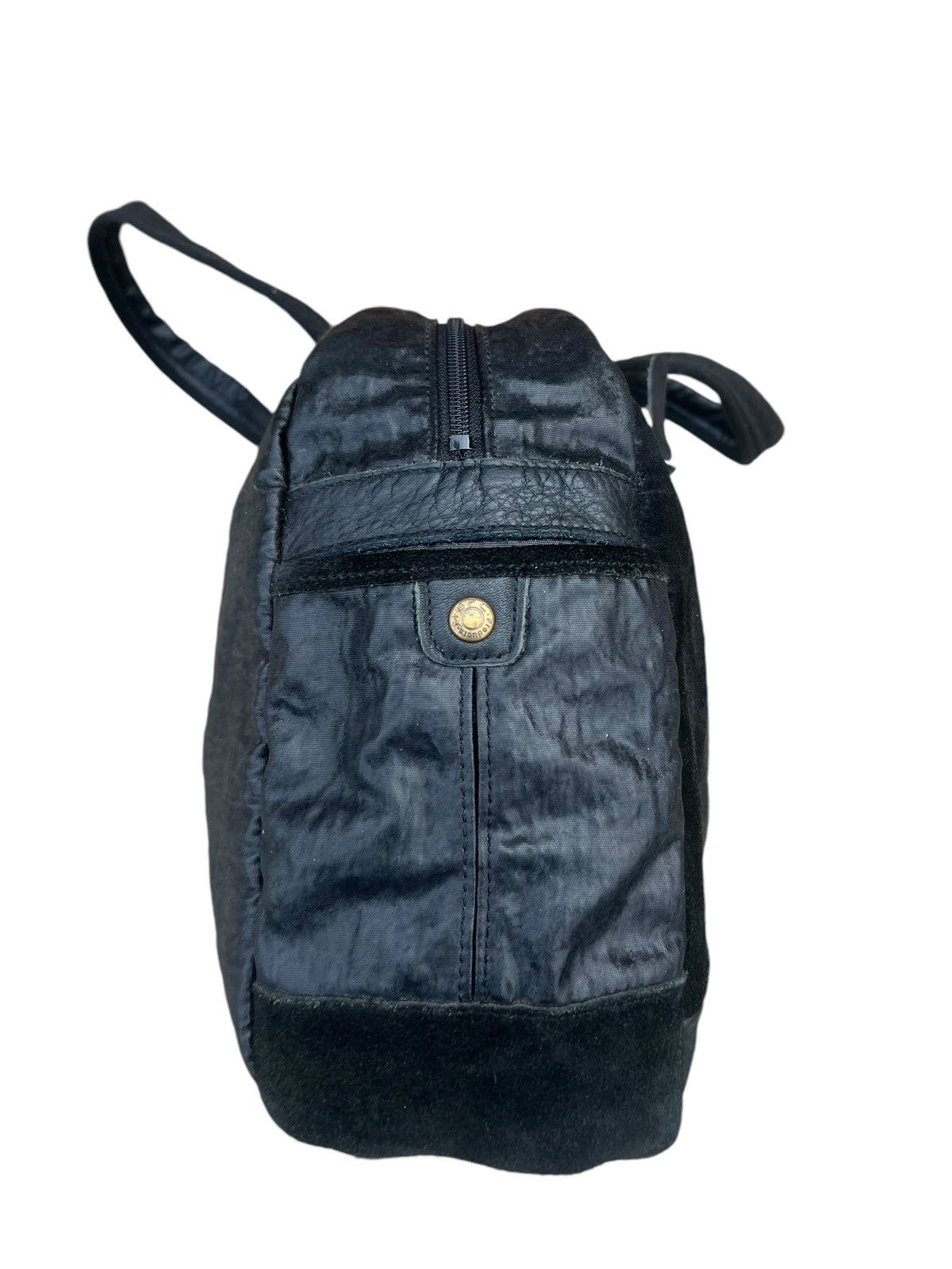 Leather Vintage Masterpiece Japan Suede Leather Wax Nylon Boston Bag Size ONE SIZE - 15 Thumbnail