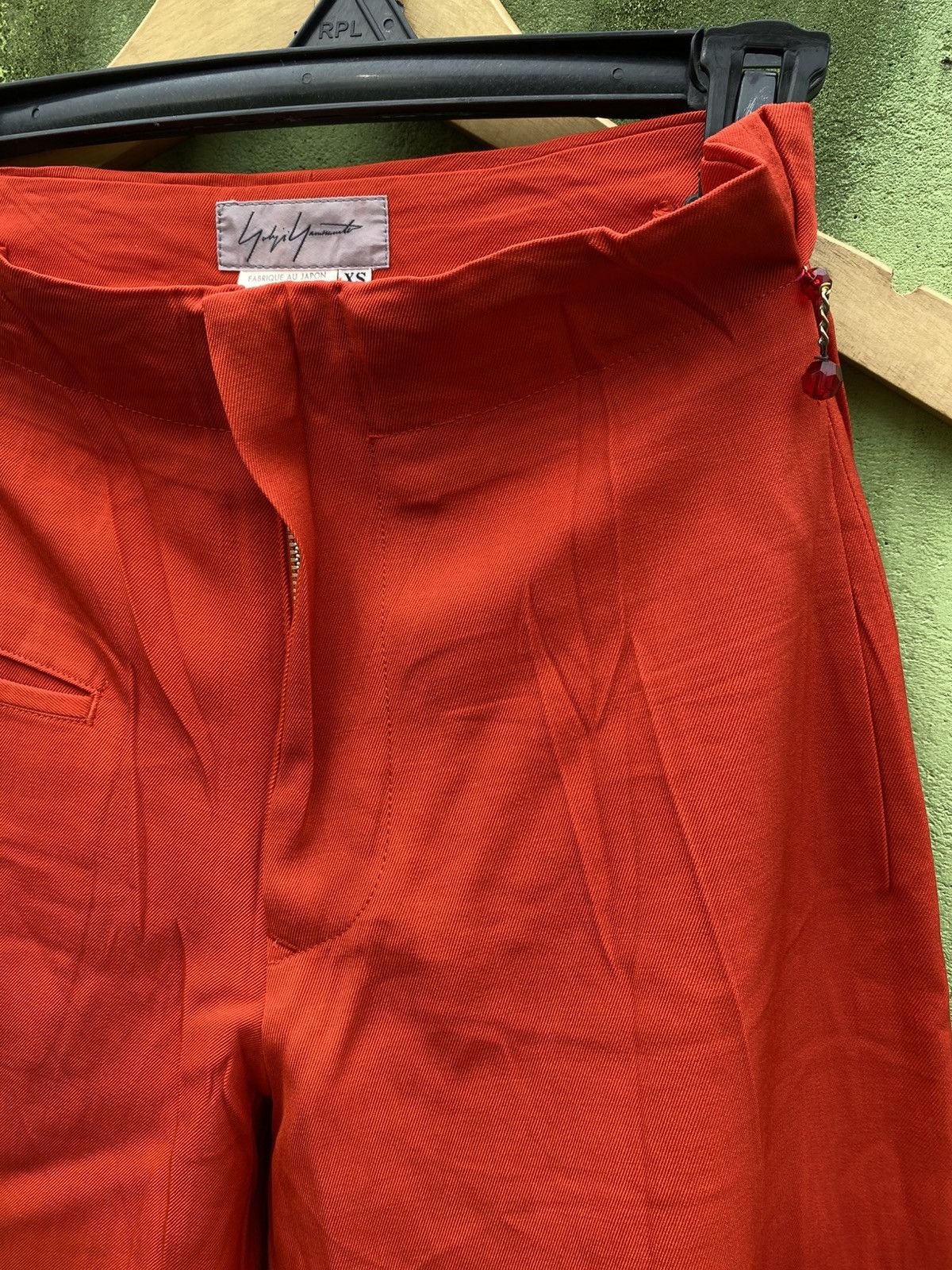 Yohji Yamamoto Yohji Yamamoto Red Pants Runaway Archive Japanese Luxury Size 22" - 4 Thumbnail