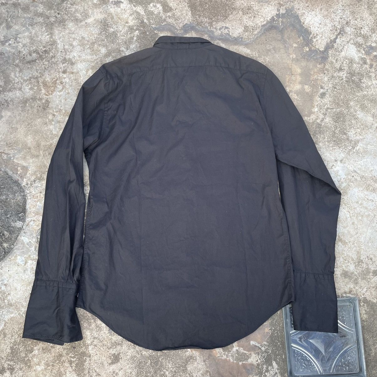 Issey Miyake Issey Miyake Black Long Sleeve Shirt Made in Japan Size US L / EU 52-54 / 3 - 8 Thumbnail