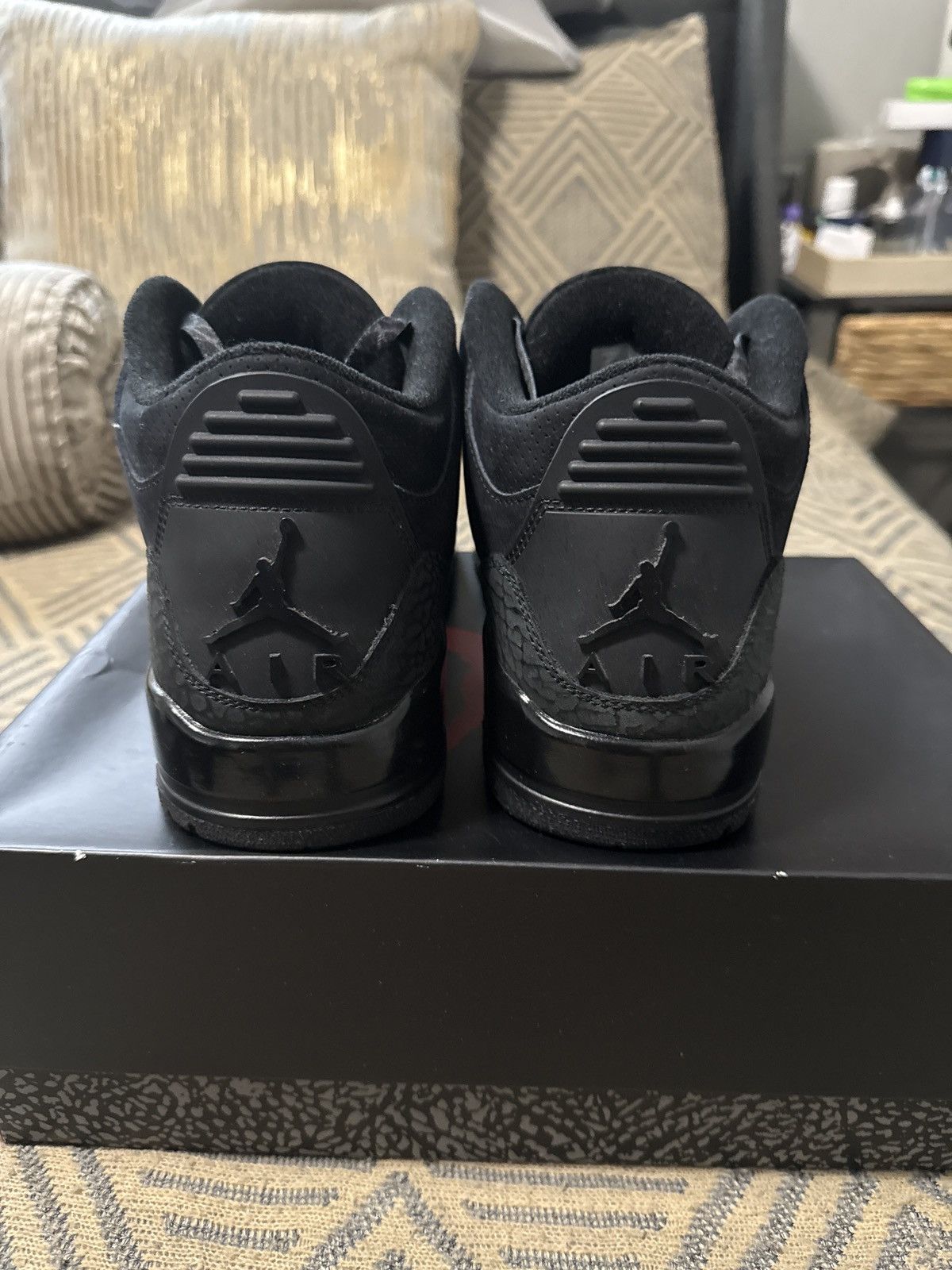 Jordan Brand Jordan 3 black cat Size US 9.5 / EU 42-43 - 4 Thumbnail