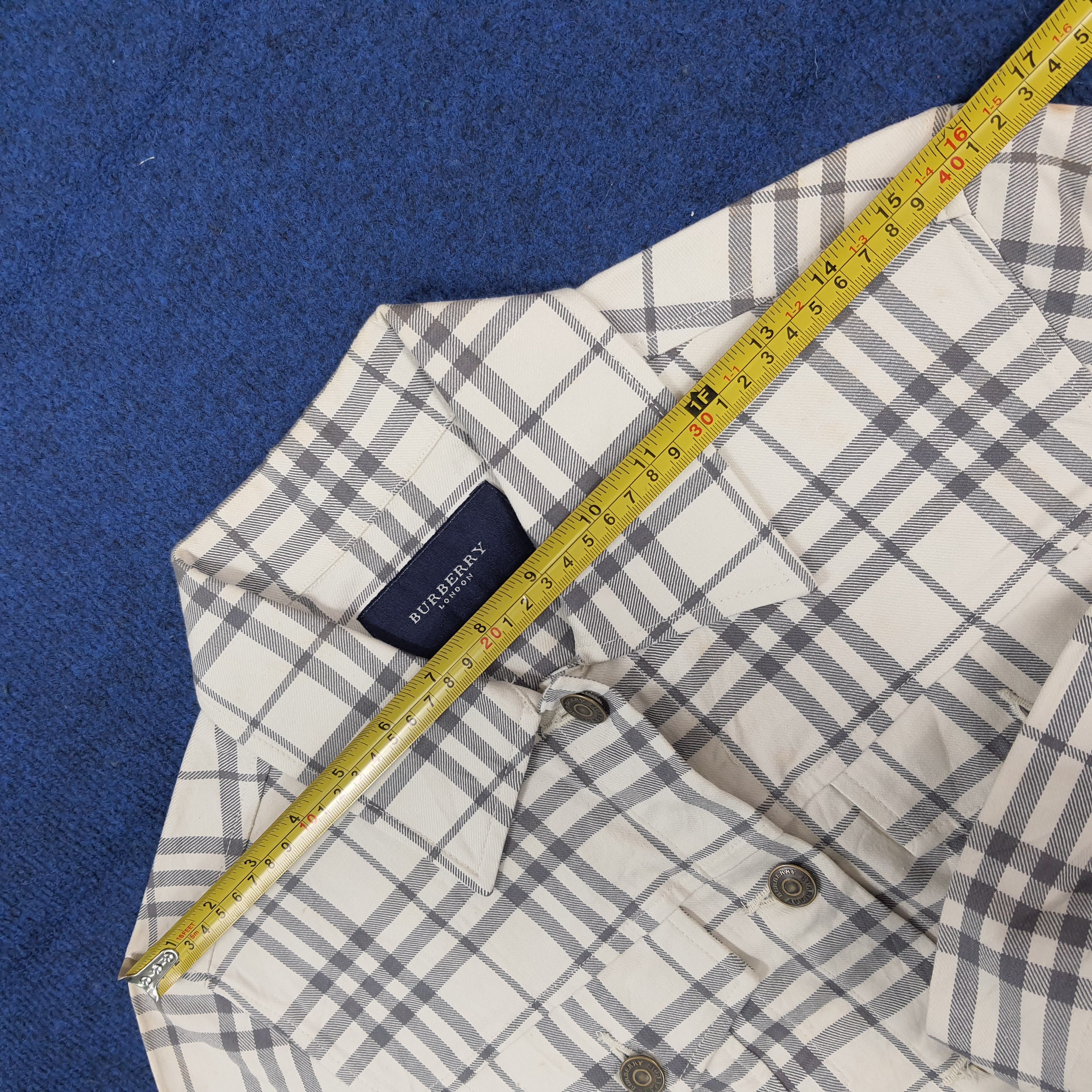 Burberry Vintage Burberry London Nova Check Cropped Jacket C298N18 Size XS / US 0-2 / IT 36-38 - 12 Thumbnail
