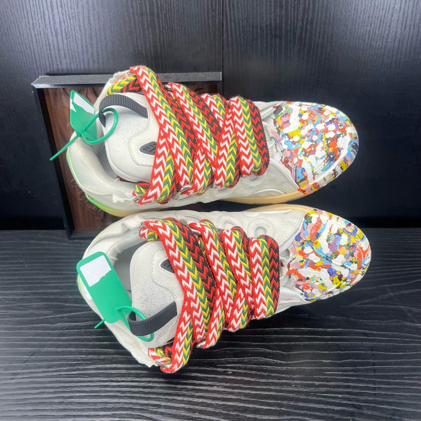 Lanvin Lanvin ink splatter white shoes size 43 worn once Size US 10 / EU 43 - 4 Thumbnail