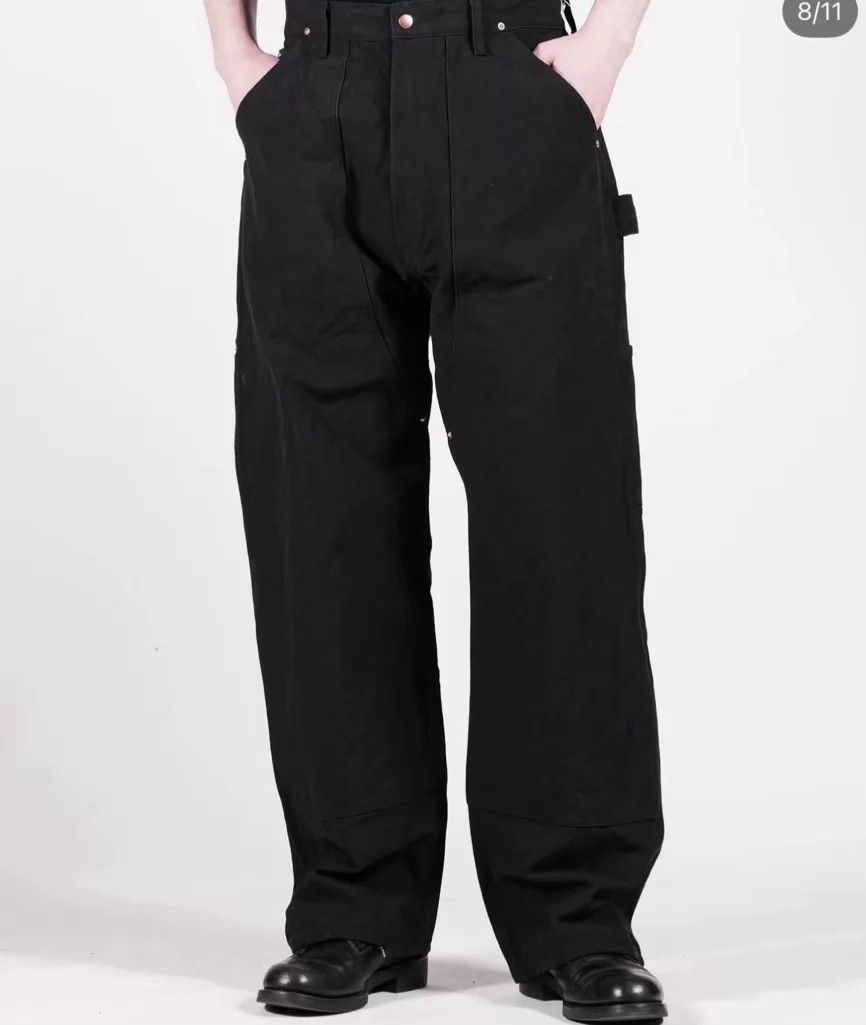 Comoli COMOLI Cotton Duck Painter Pants 26ss Black/Brown 1 Size US 30 / EU 46 - 4 Thumbnail