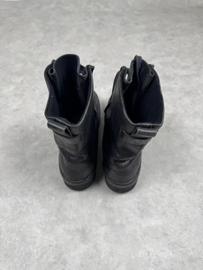 Gucci 2000s Gucci Black Leather Lace-up Boots Size US 7.5 / EU 40-41 - 5 Thumbnail