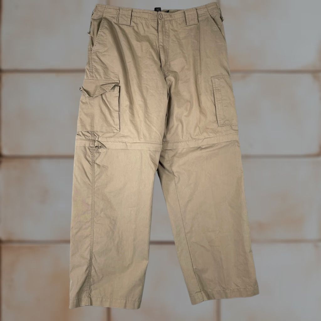 Vintage VINTAGE Sonoma Cargo Pants Mens 36x30 Tan Convertible Hiking Gorpcore Baggy Y2K Size US 36 / EU 52 - 1 Thumbnail