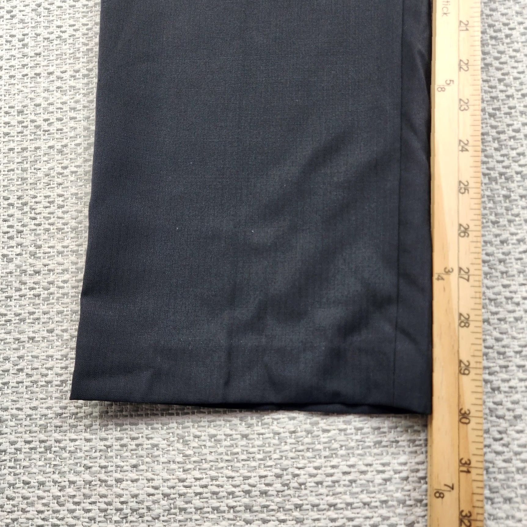 Michael Kors Michael Kors Pants Mens 36x30 Black Wool Blend Flat Front Dress Trousers Formal Shirt? Size US 36 / EU 52 - 7 Thumbnail