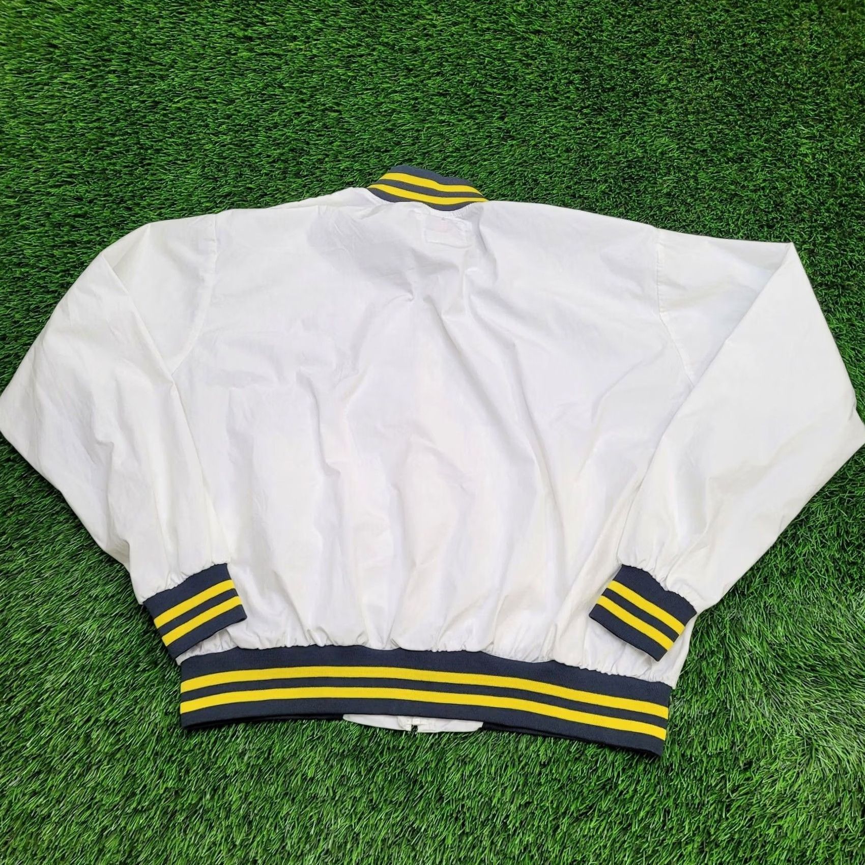 Endless VINTAGE 80s Military Ringer Bomber Jacket 2XL White Size US XXL / EU 58 / 5 - 2 Thumbnail