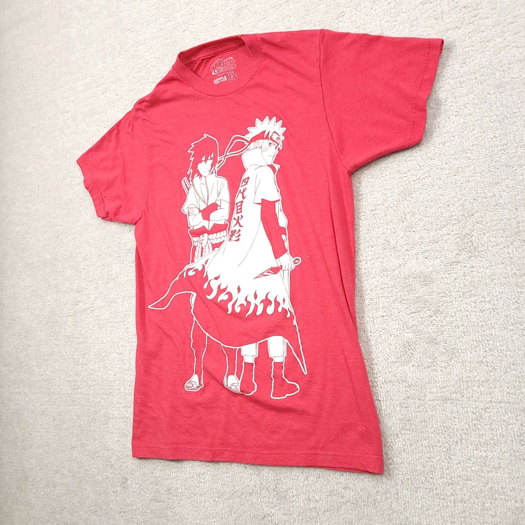 Ripple Junction Ripple Junction Naruto Shippuden Short Sleeve Graphic T Shirt Mens Small Red Size US S / EU 44-46 / 1 - 2 Thumbnail