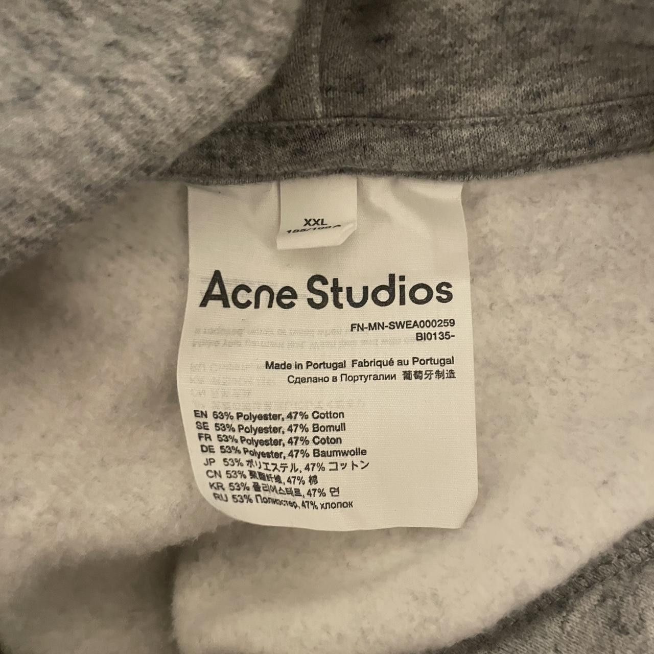 Acne Studios Acne Studios Grey Polyester Hoodie Size US XXL / EU 58 / 5 - 2 Thumbnail