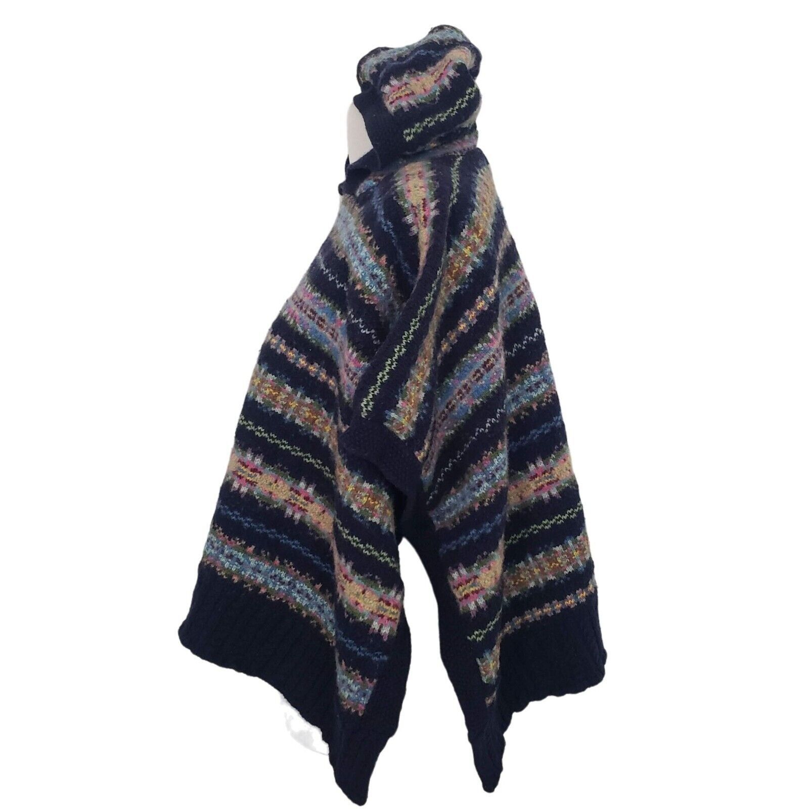 Polo Ralph Lauren Polo Ralph Lauren Fair Isle Hooded Poncho Womens Size S/M Size M / US 6-8 / IT 42-44 - 6 Thumbnail