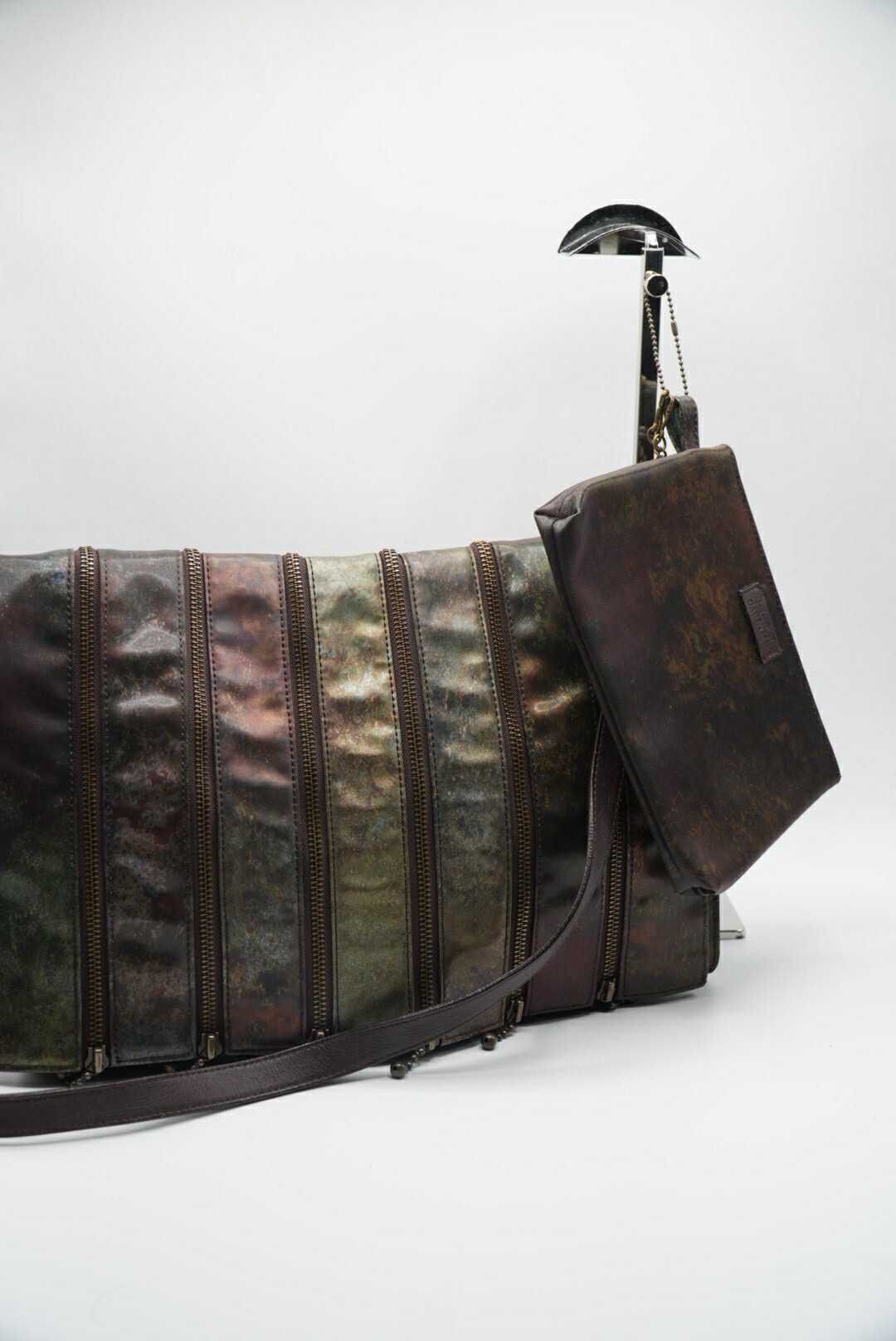 Jean Paul Gaultier Jean Paul Gaultier - FW95 “Cyber” Holographic Multi Zip Bag Size ONE SIZE - 7 Thumbnail