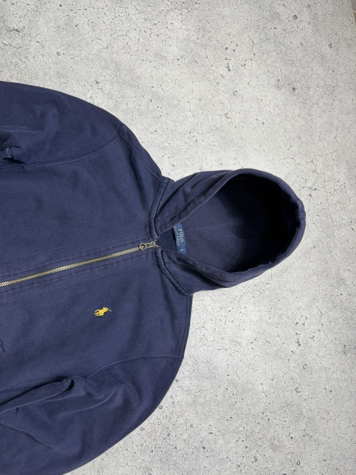 Polo Ralph Lauren × Ralph Lauren × Vintage Vintage Full Zip Hoodie Polo Ralph Lauren Navy Hype PRL Y2K Size US S / EU 44-46 / 1 - 5 Thumbnail
