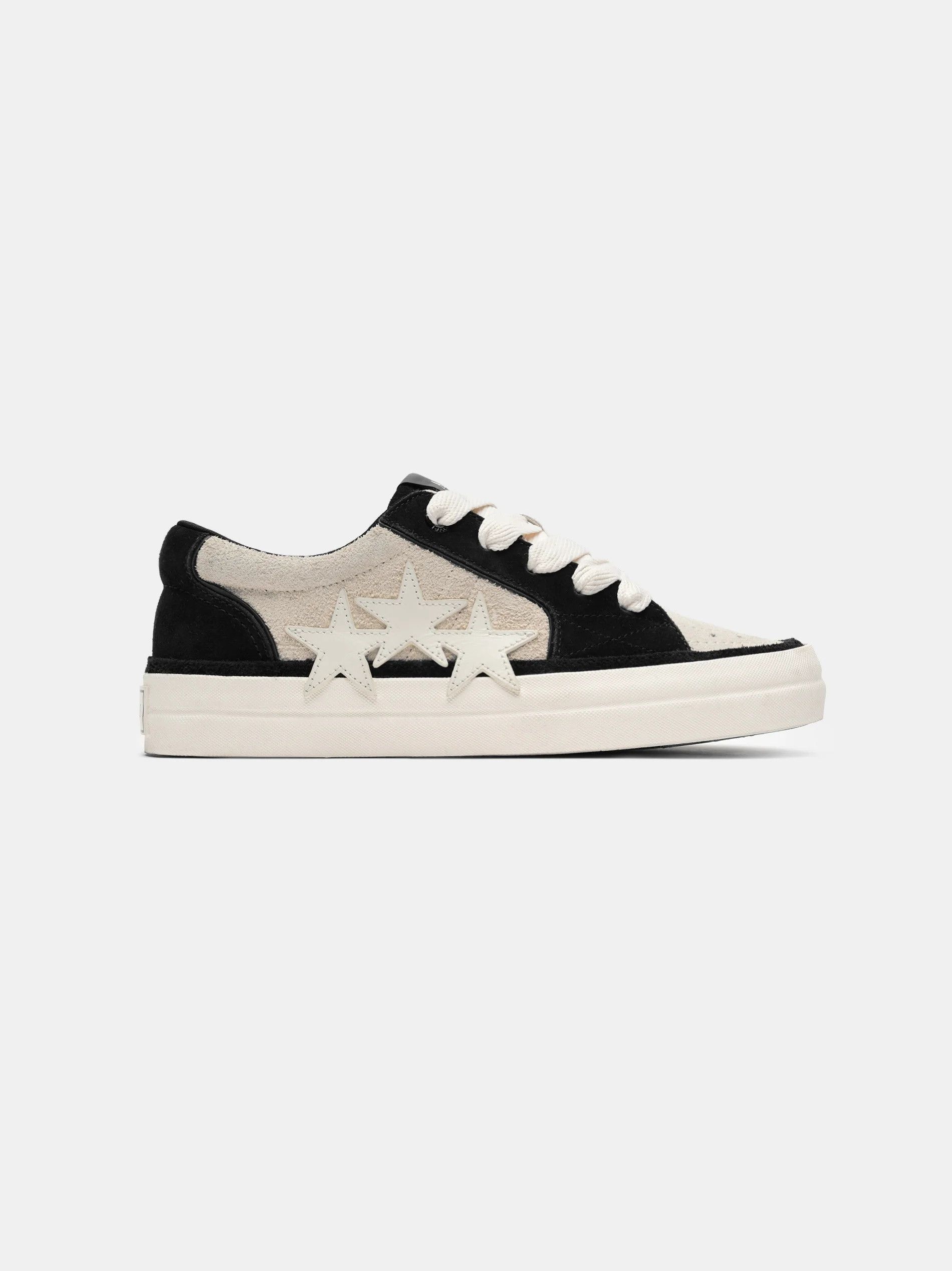 Amiri os11x0326 Sunset Skate Low-Top Sneakers in Black/Ivory Size US 8 / EU 41 - 1 Thumbnail
