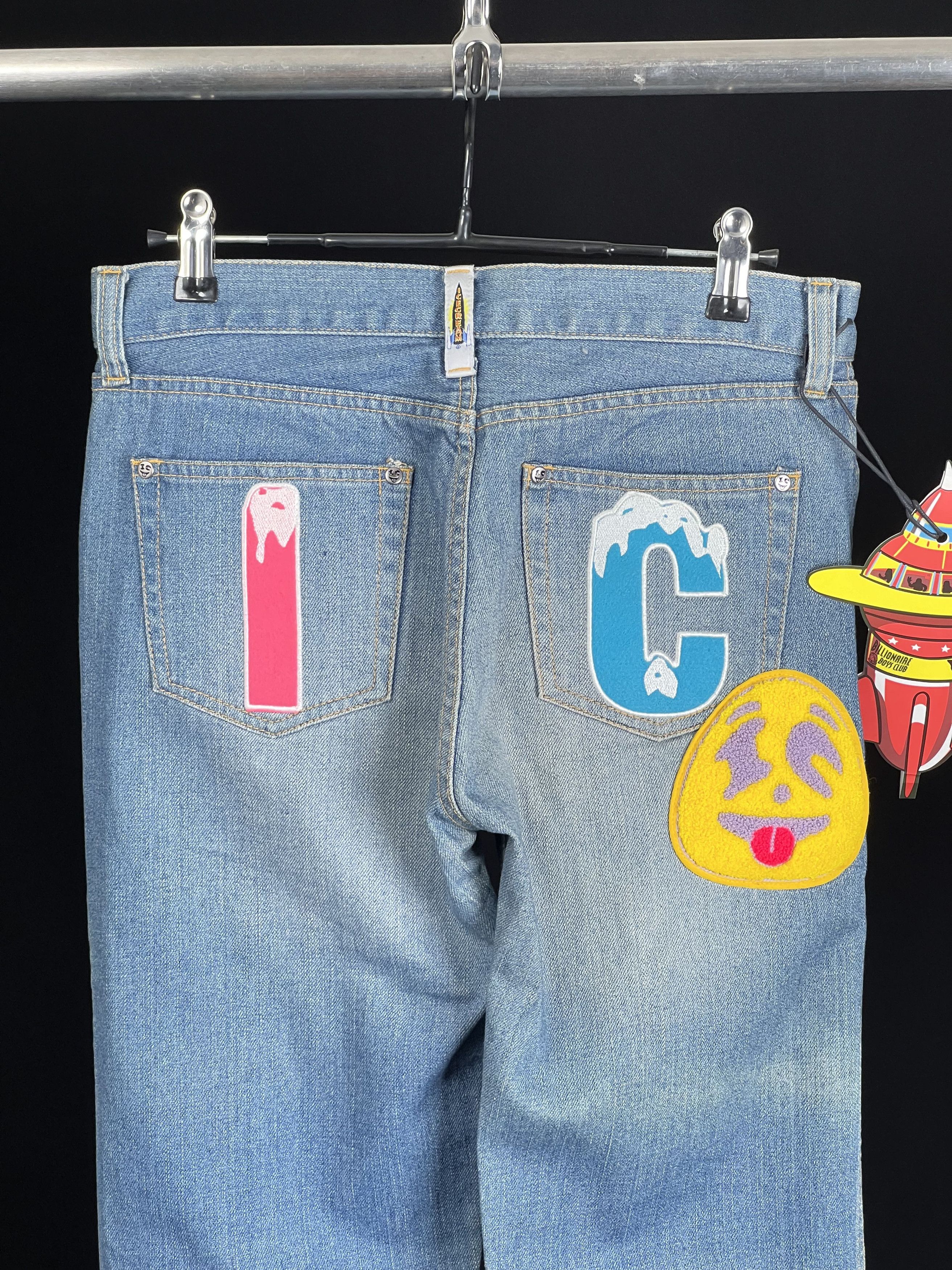 Icecream Brand New*Light Wash Embroidered Jeans Size XS Size US 28 / EU 44 - 3 Thumbnail