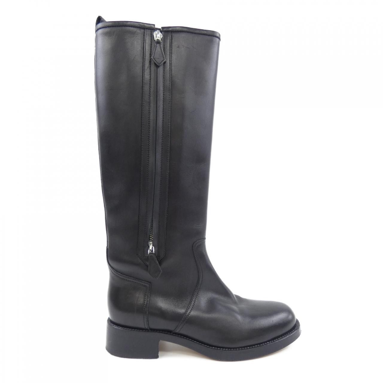 Hermes Hermes Hermes Long Boots Leather Shoes DUTY FREE for USA Size ONE SIZE - 1 Thumbnail