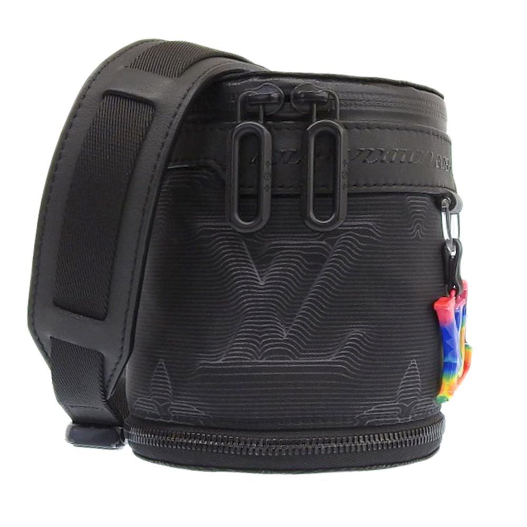 Louis Vuitton LOUIS VUITTON Expandable Porocheon M45604 Shoulder Bag Black Rainbow Size ONE SIZE - 1 Thumbnail