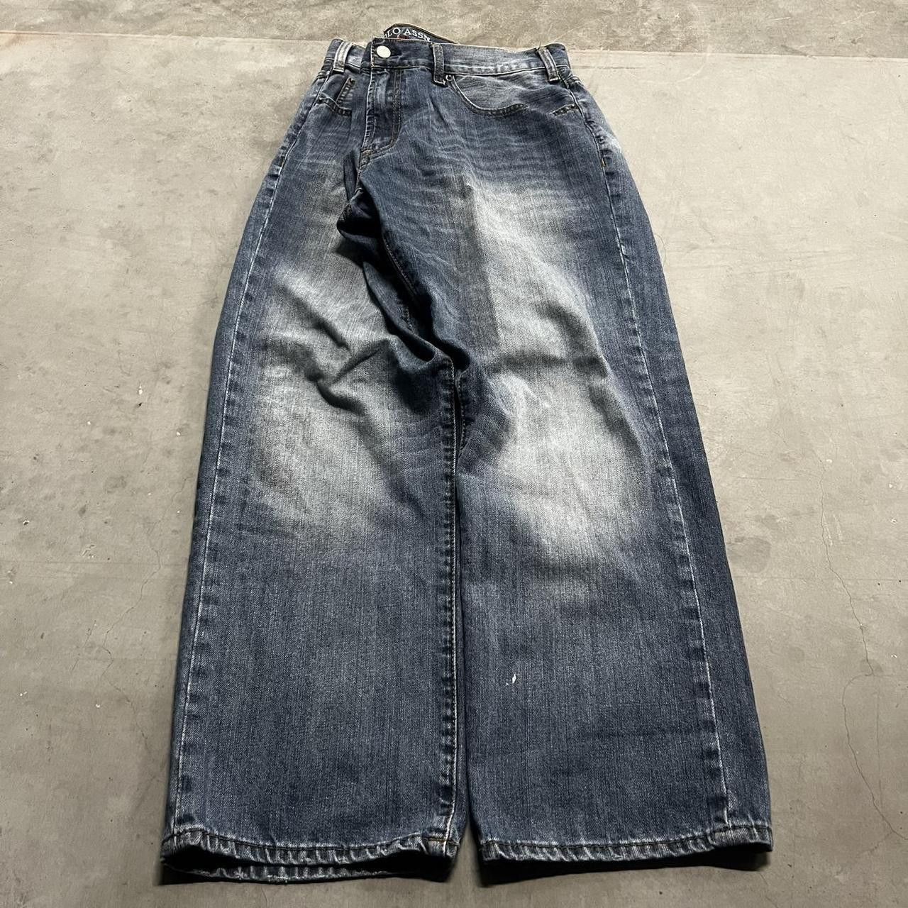 U.S. Polo Assn. Crazy Vintage Y2K/2000s Baggy U.S Polo Assassin Streetwear Skater Style Medium wash Denim Jeans ! Size US 38 / EU 54 - 3 Thumbnail