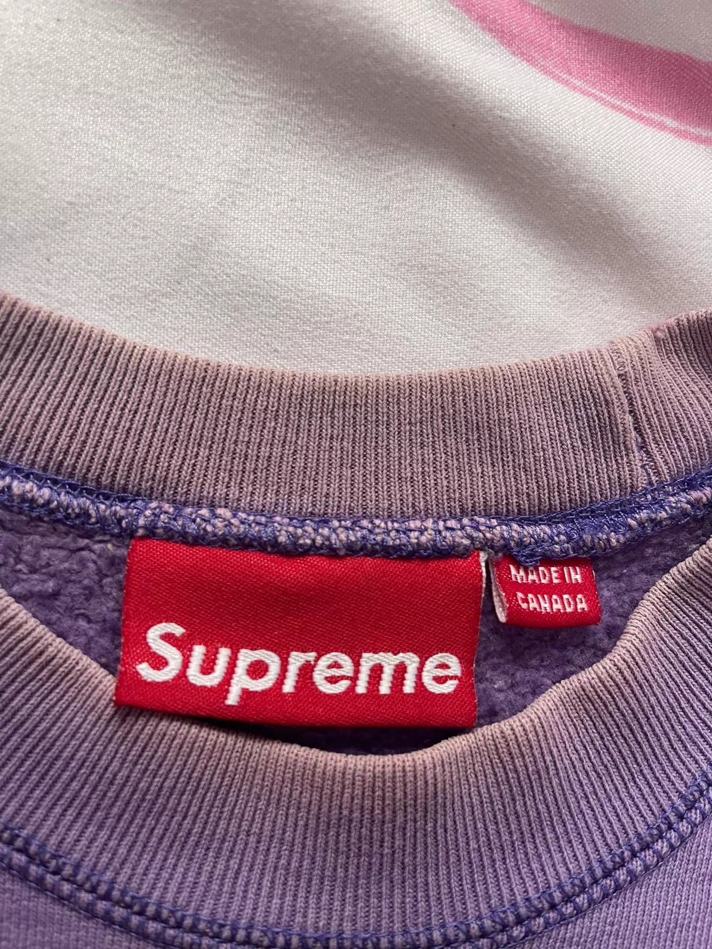 Supreme Supreme 07 Teal on Purple Box Logo Crewneck M OG Excellent Size US M / EU 48-50 / 2 - 5 Thumbnail
