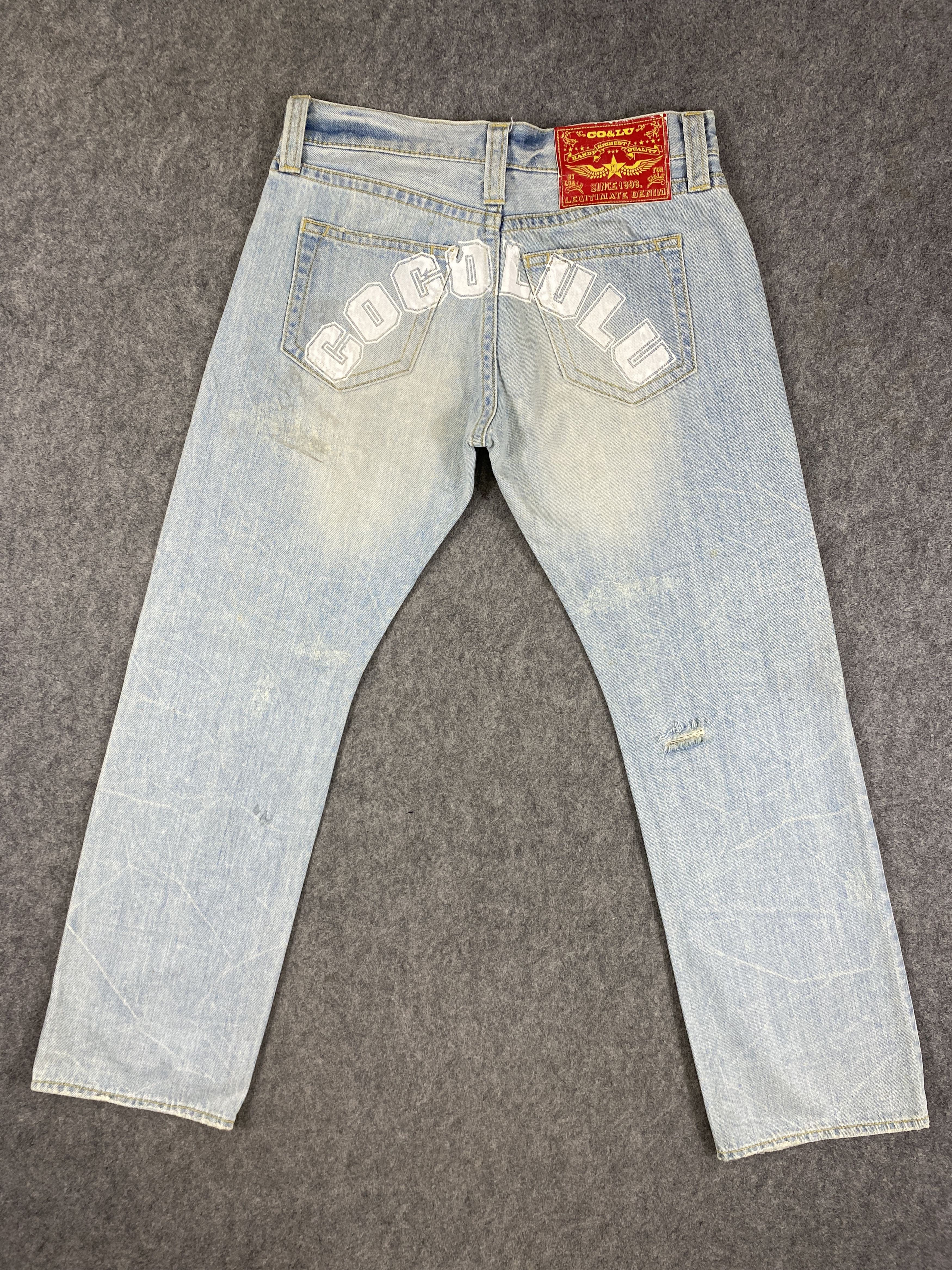 Hysteric Glamour Light Wash CO&LU HYSTERIC STYLE Jeans 32x30.5 Denim Size US 32 / EU 48 - 2 Thumbnail