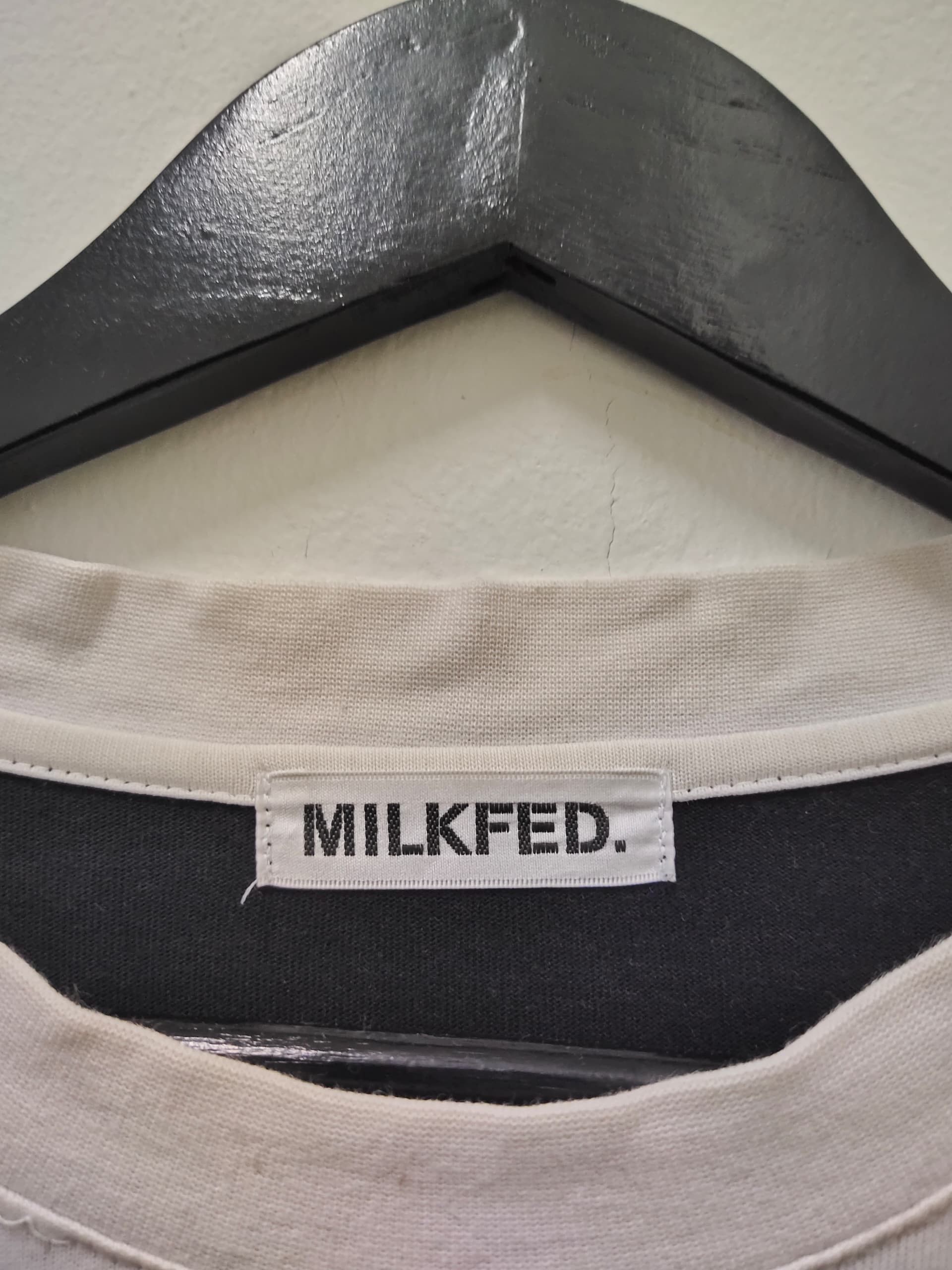 Designer × Japanese Brand MILKFED spell out logo Oversize t shirt streetwear Size US XL / EU 56 / 4 - 5 Thumbnail
