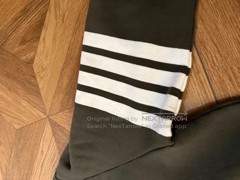 Thom Browne Thom Browne Dark Military Green Sweatshirt Size US L / EU 52-54 / 3 - 3 Thumbnail