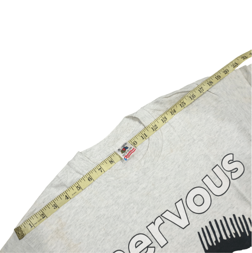 Vintage 90s Nervous Records T-shirt Size US M / EU 48-50 / 2 - 11 Thumbnail