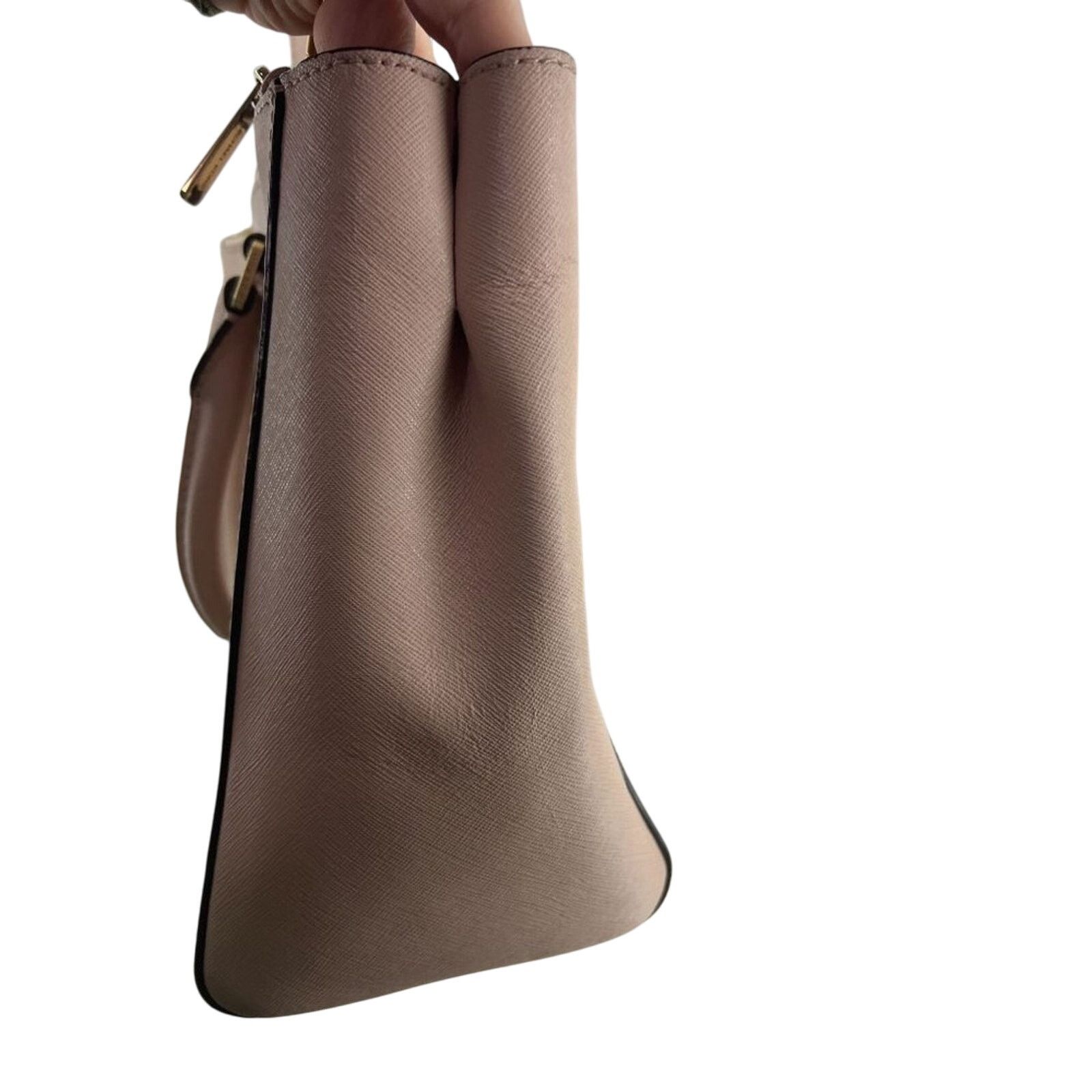 Michael Kors MICHAEL KORS Kellen Med Convertible Satchel Khaki Tan Size ONE SIZE - 10 Thumbnail