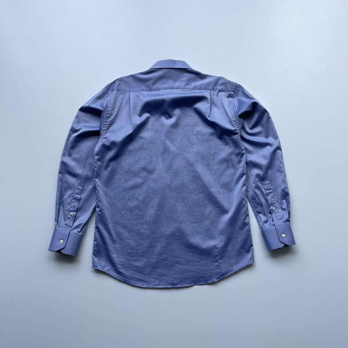 Balmain Balmain Paris Pocket Cotton Button Ups Classic Shirt Blue Size US M / EU 48-50 / 2 - 3 Thumbnail
