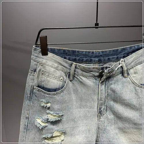 Japanese Brand Yukiko x ouchi Vintage Ripped Denim Jorts Size US 28 / EU 44 - 8 Thumbnail