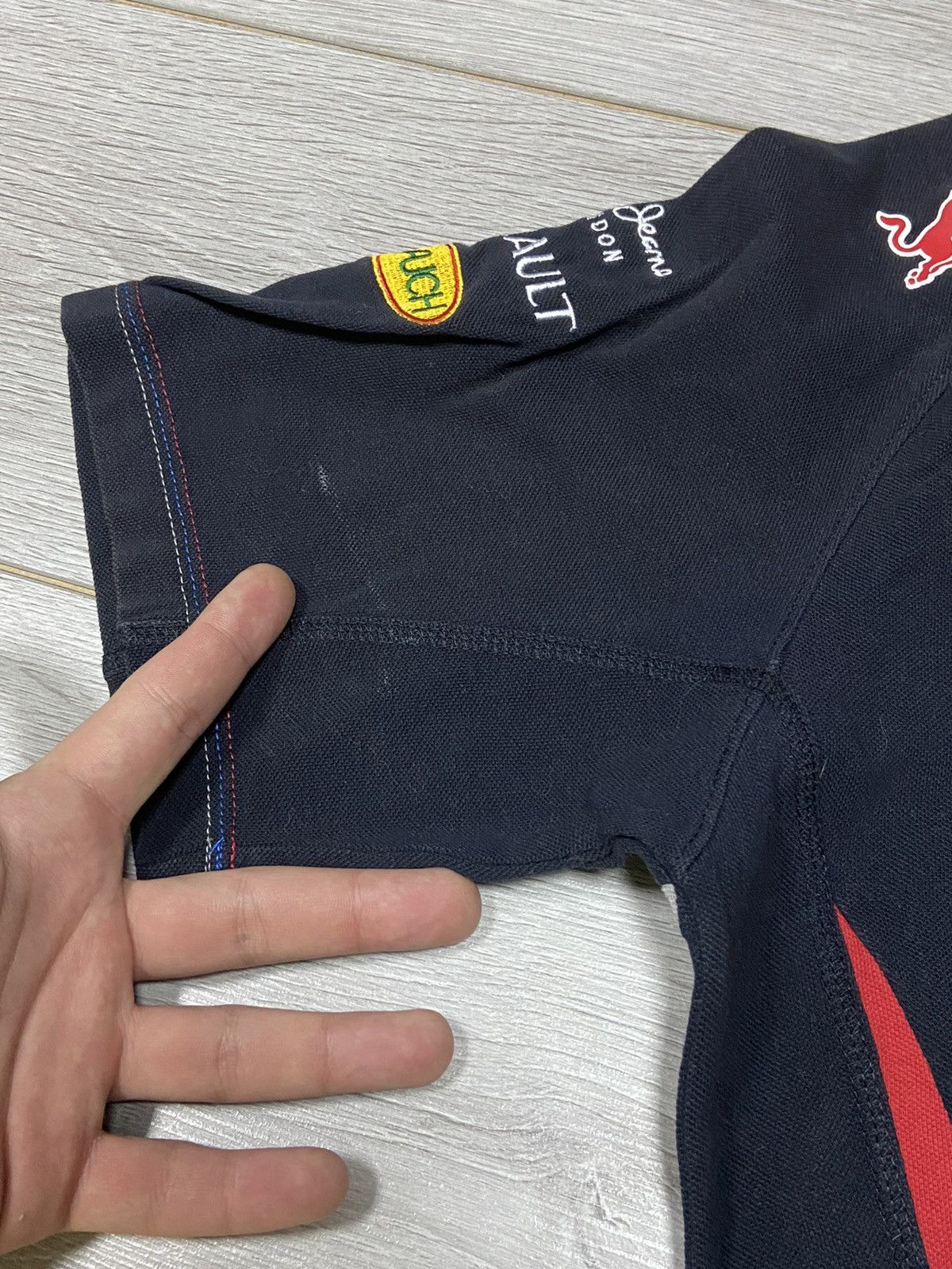 Pepe Jeans Red Bull infinity big logo polo racing Size US XL / EU 56 / 4 - 5 Thumbnail