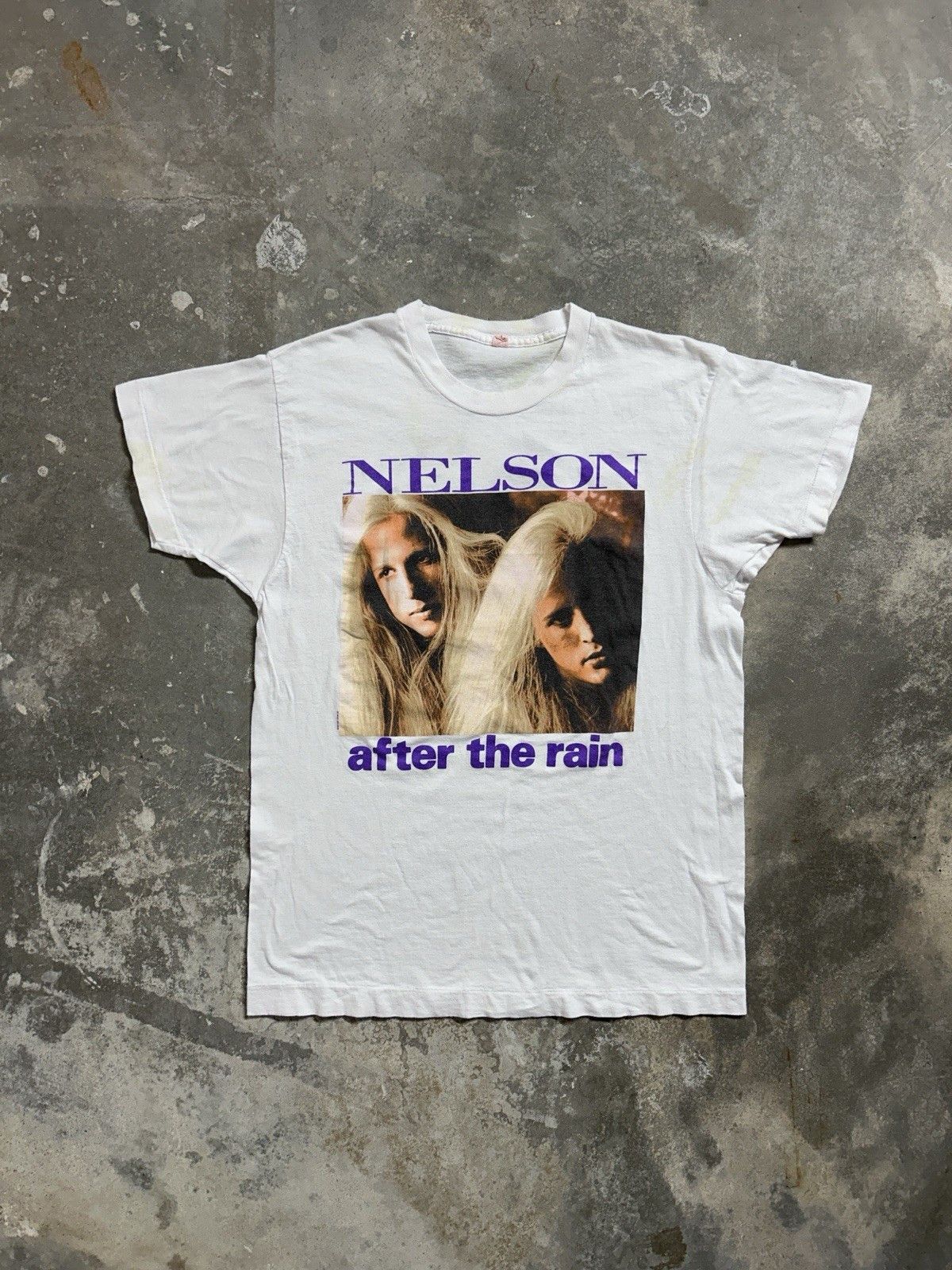 Band Tees Vintage 1990 Nelson “After the Rain” Band Shirt Mens Medium Size US M / EU 48-50 / 2 - 1 Thumbnail