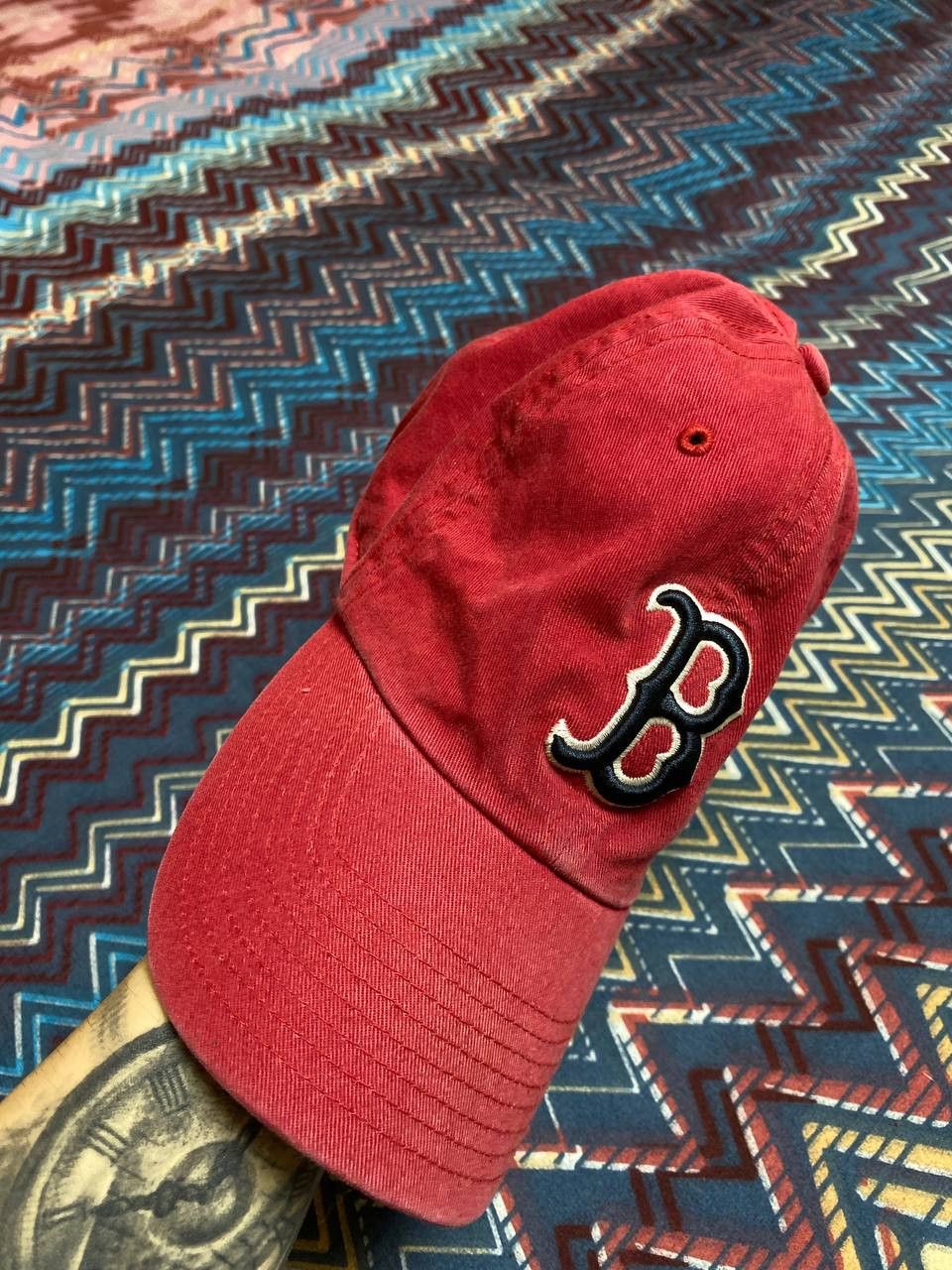 47 Brand Y2K Hats red Vintage 47 Brand Cap Fifty seven Brand Size ONE SIZE - 5 Thumbnail