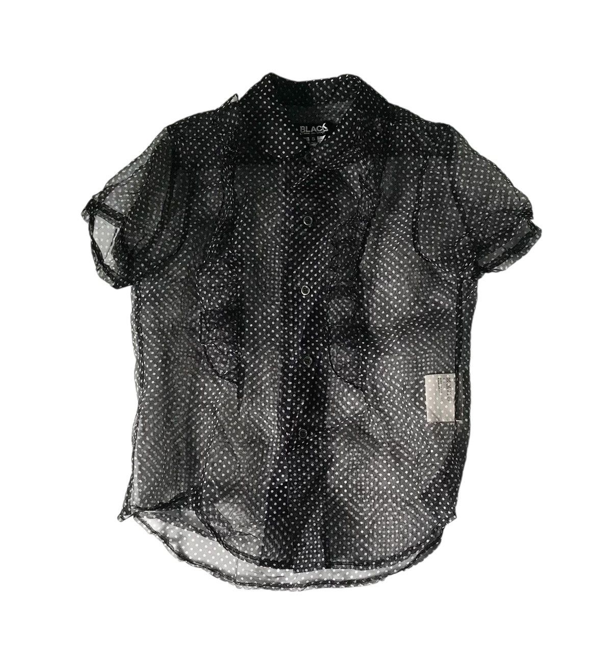 Comme des Garcons Black cdg AD2008 sheer polkadot shirt Size US S / EU 44-46 / 1 - 1 Thumbnail